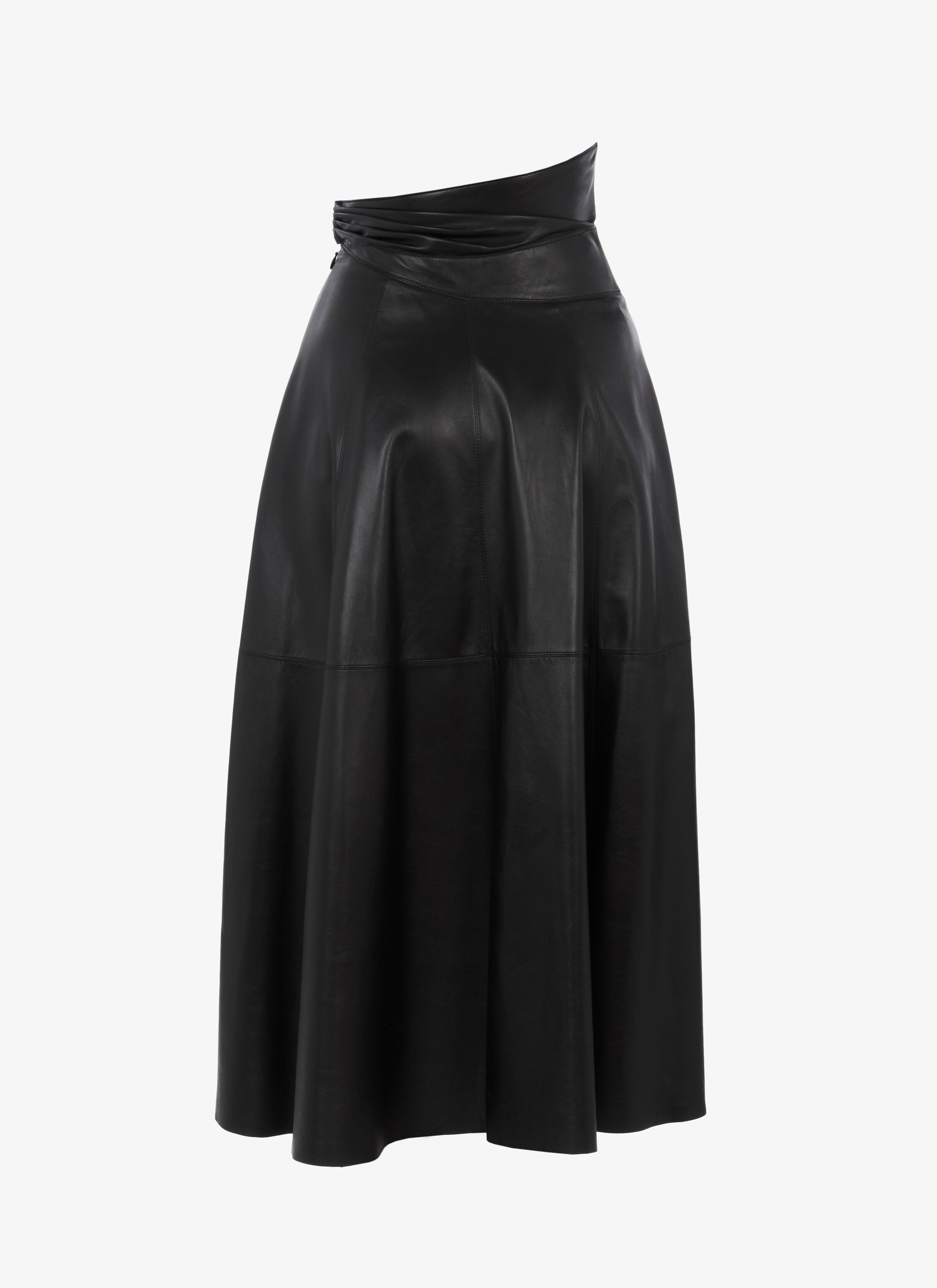Paneled Lambskin Skirt Paneled Lambskin Skirt - maison-alaia.com