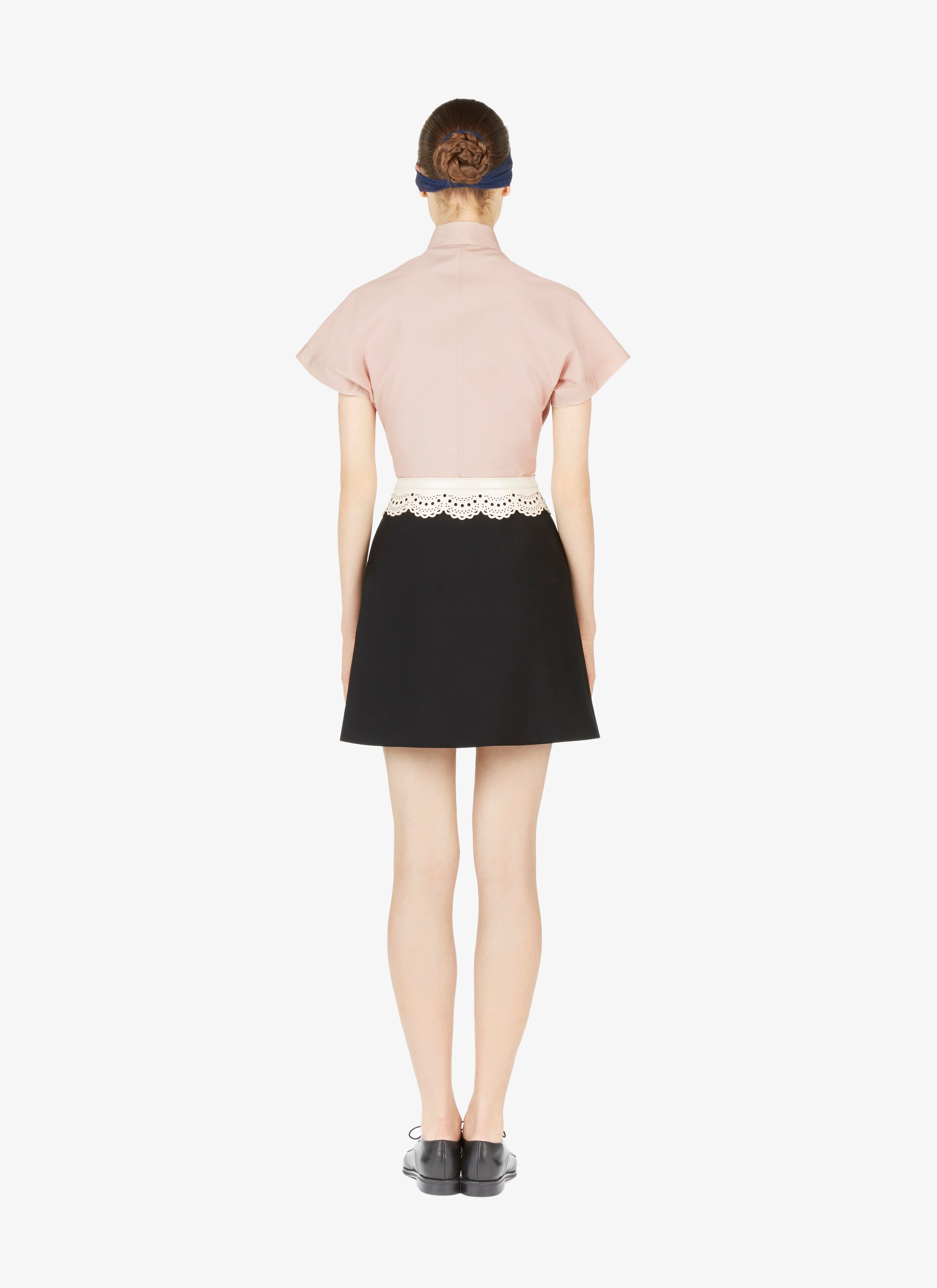 Short-Sleeved Japanese Poplin Shirt Short-Sleeved Japanese Poplin Shirt - maison-alaia.com