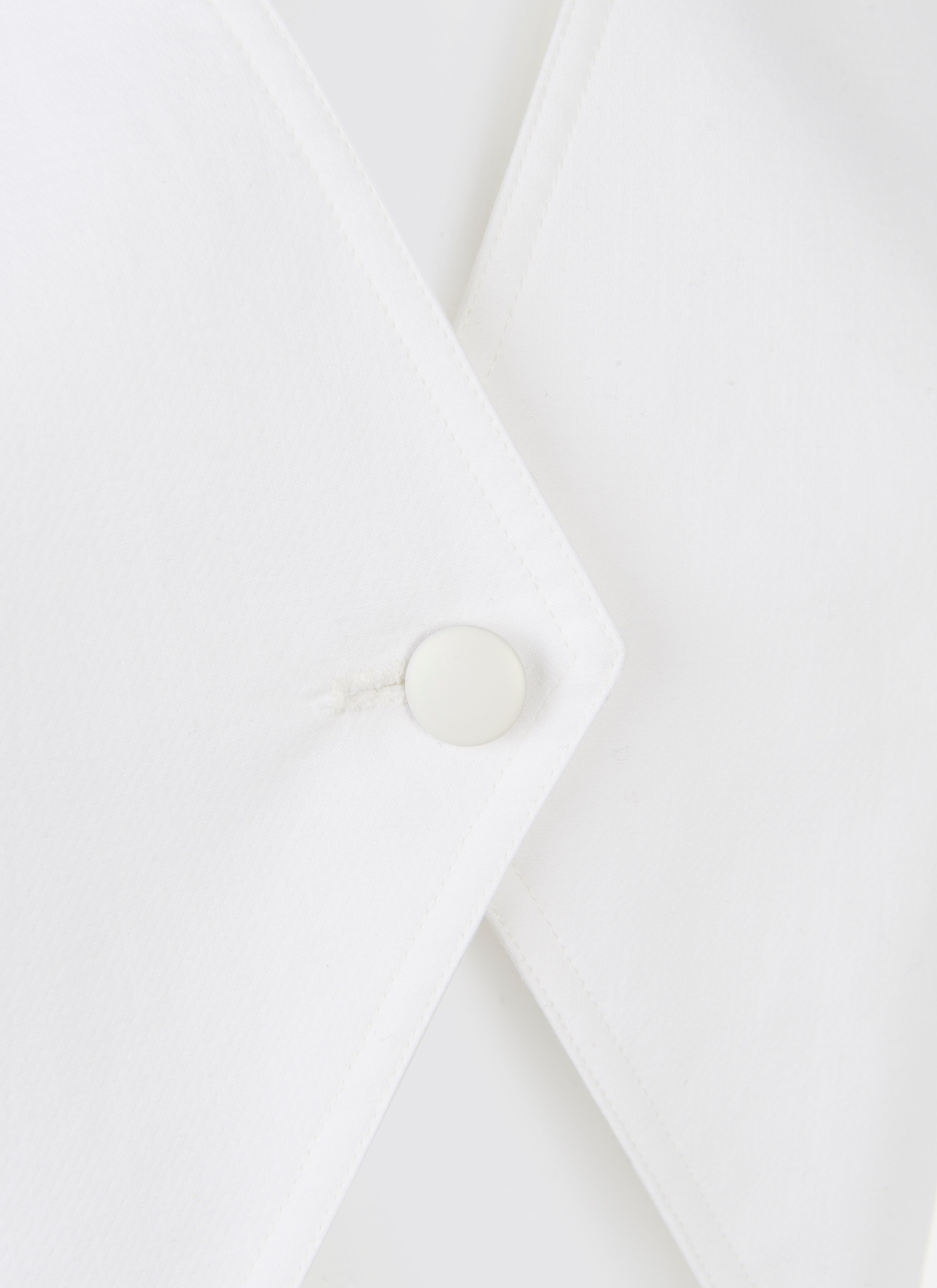 ALAÏA WHITE ALAÏA EDITION 1990 GEOMETRIC COTTON POPLIN SHIRT