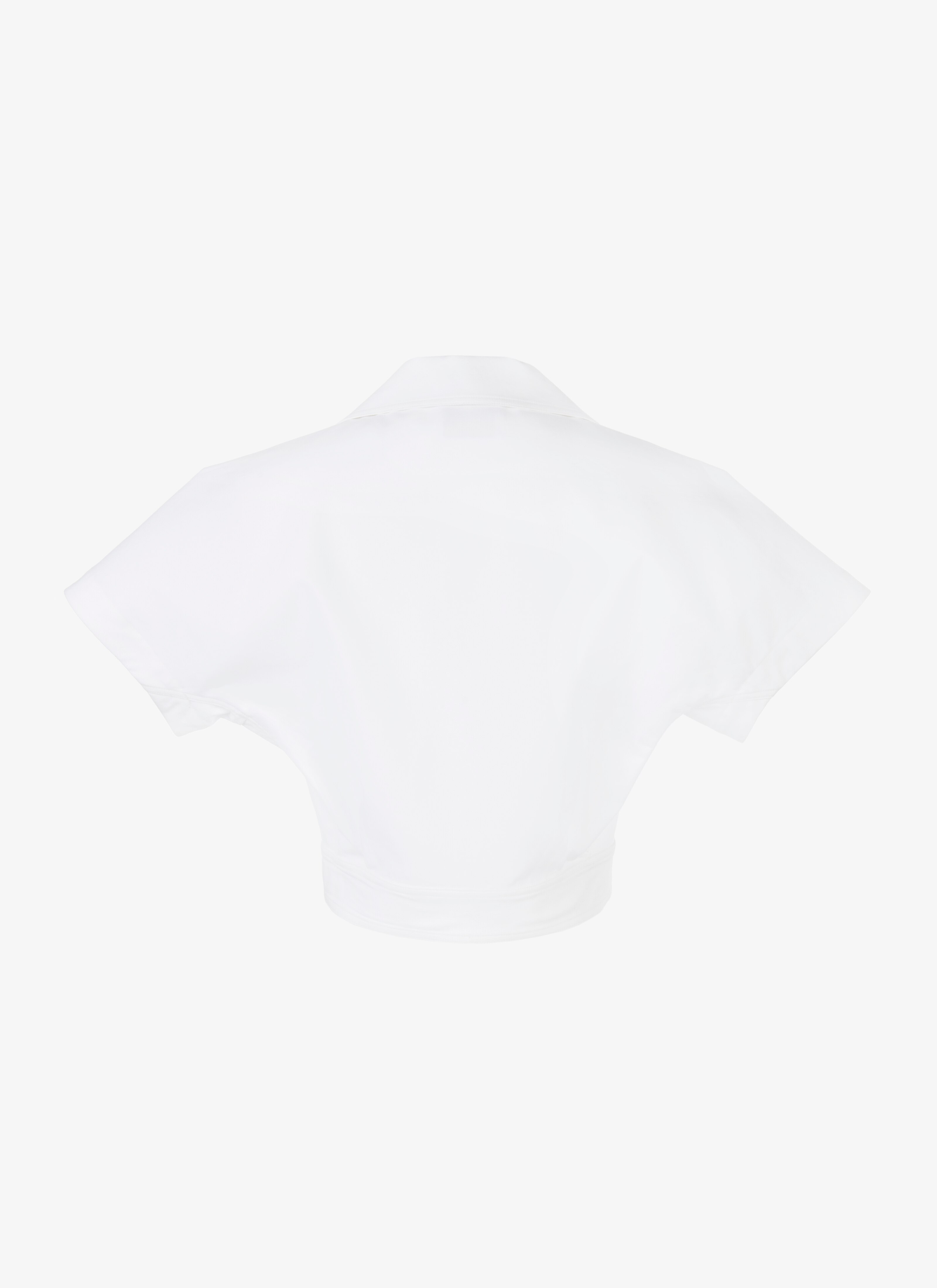 ALAÏA WHITE ALAÏA EDITION 1990 GEOMETRIC COTTON POPLIN SHIRT