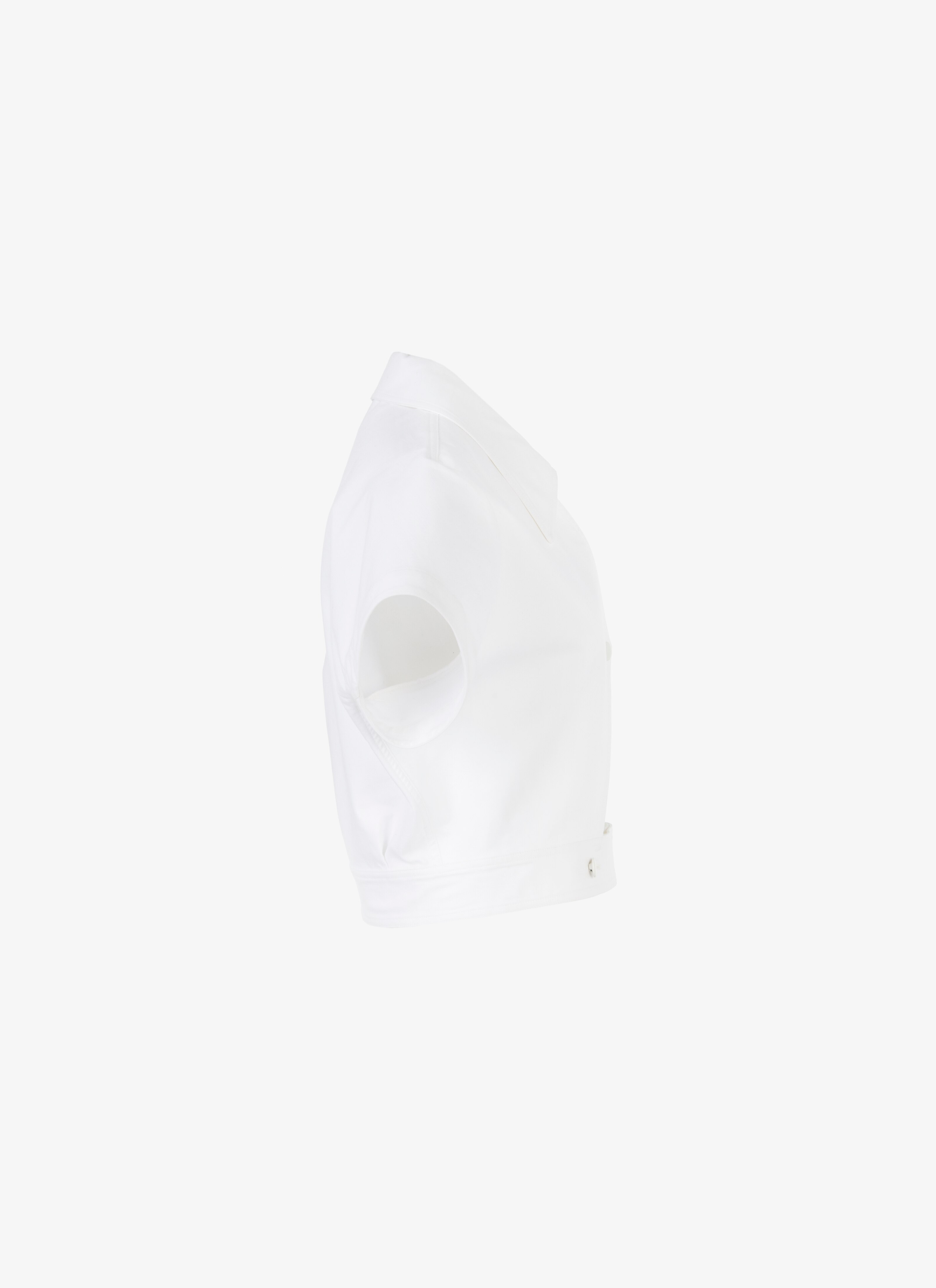 ALAÏA WHITE ALAÏA EDITION 1990 GEOMETRIC COTTON POPLIN SHIRT