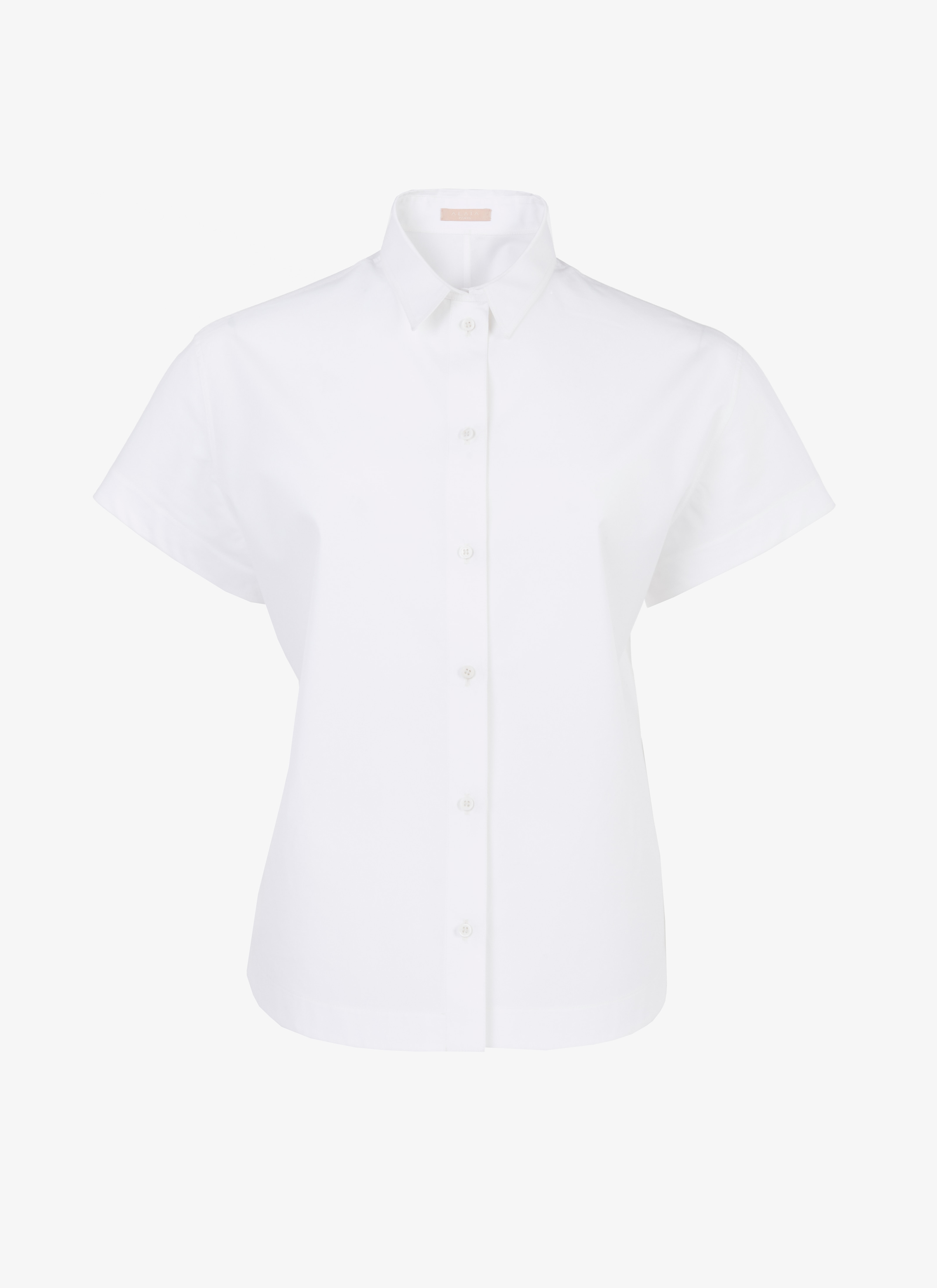 Camicia A Maniche Corte In Popeline Giapponese Camicia A Maniche Corte In Popeline Giapponese - maison-alaia.com