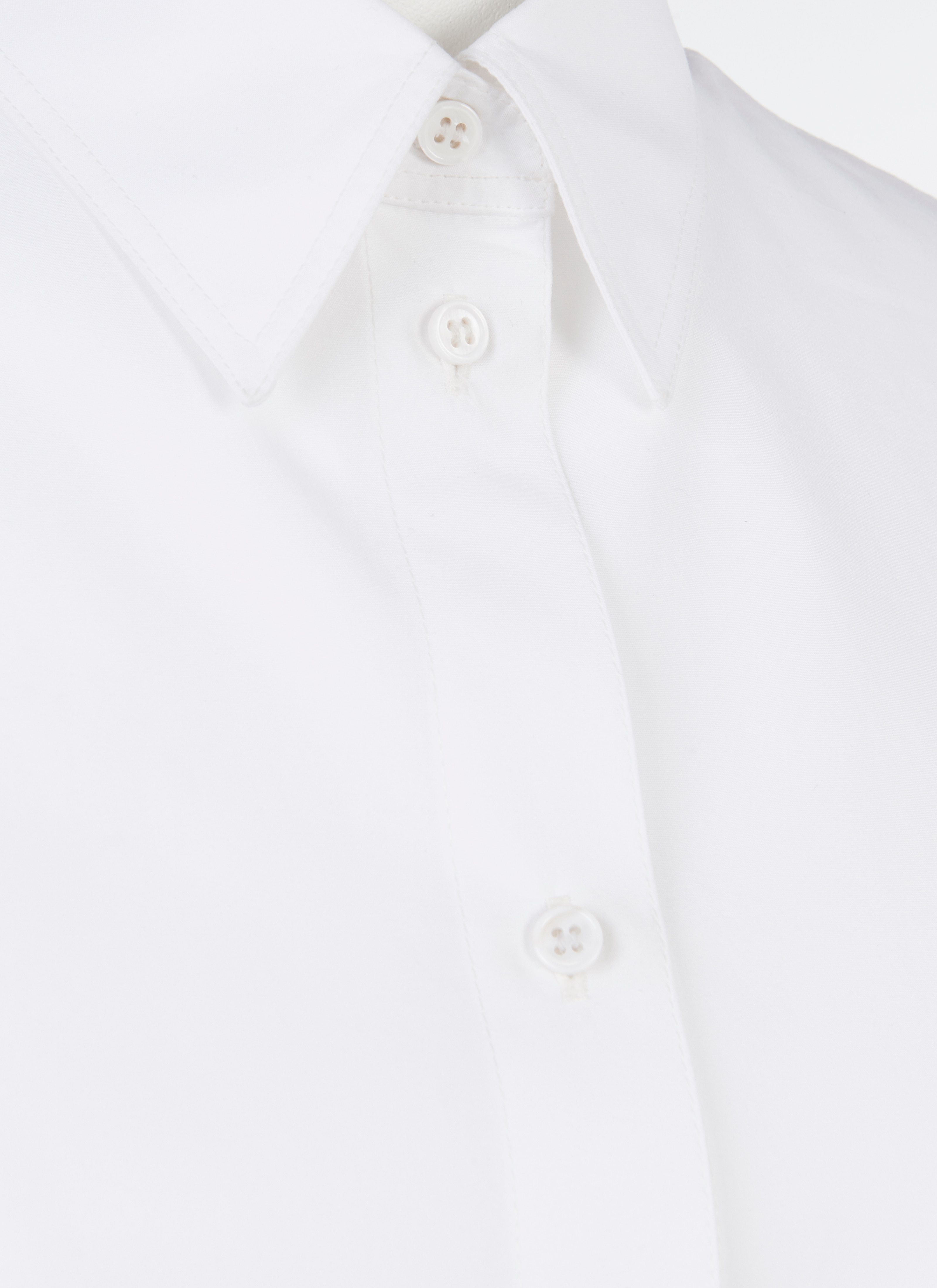 Camicia A Maniche Corte In Popeline Giapponese Camicia A Maniche Corte In Popeline Giapponese - maison-alaia.com