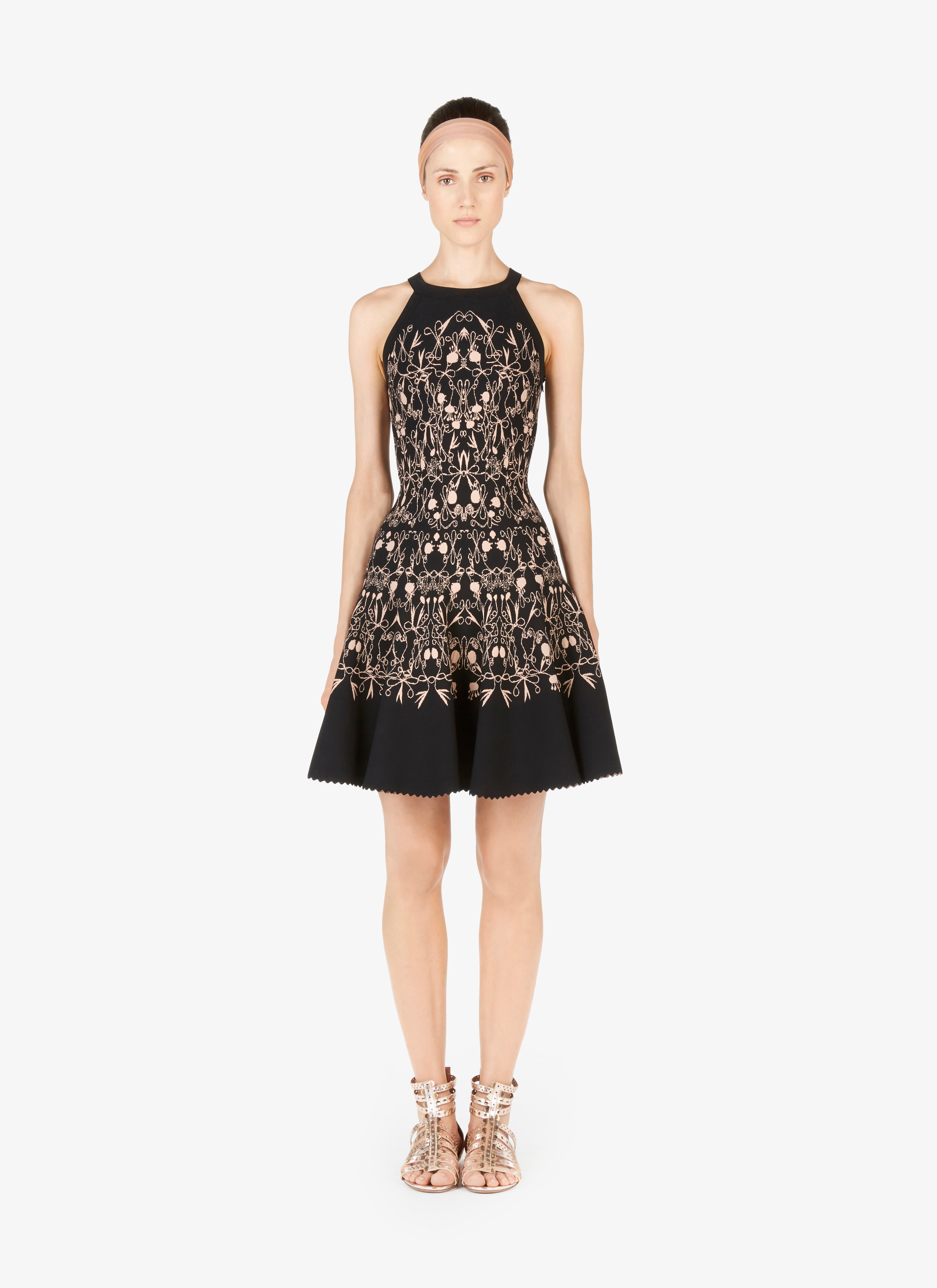 Round-Neck Mini Dress Round-Neck Mini Dress - maison-alaia.com