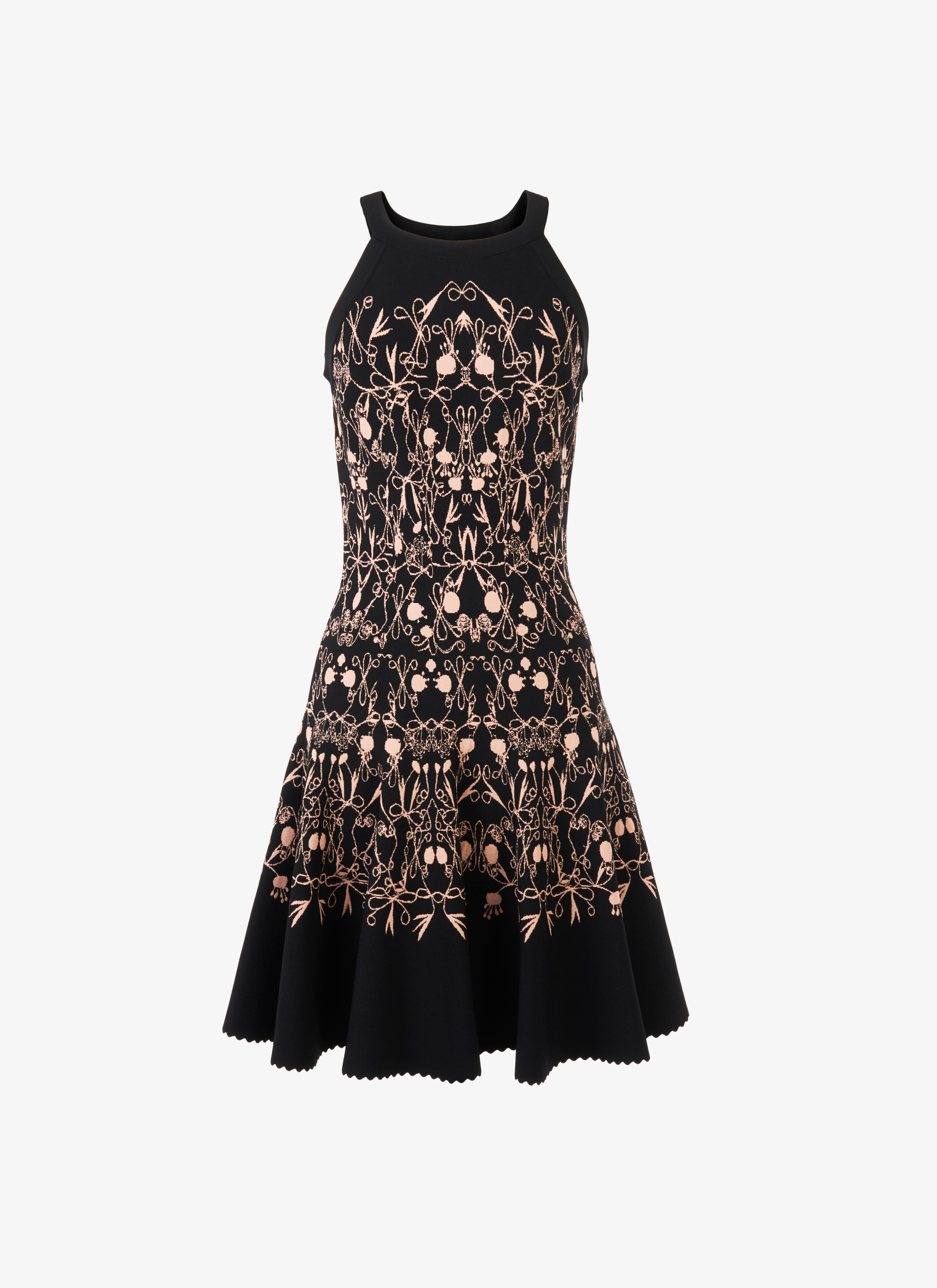 ALAÏA BLACK/LIGHT PINK DRESSES