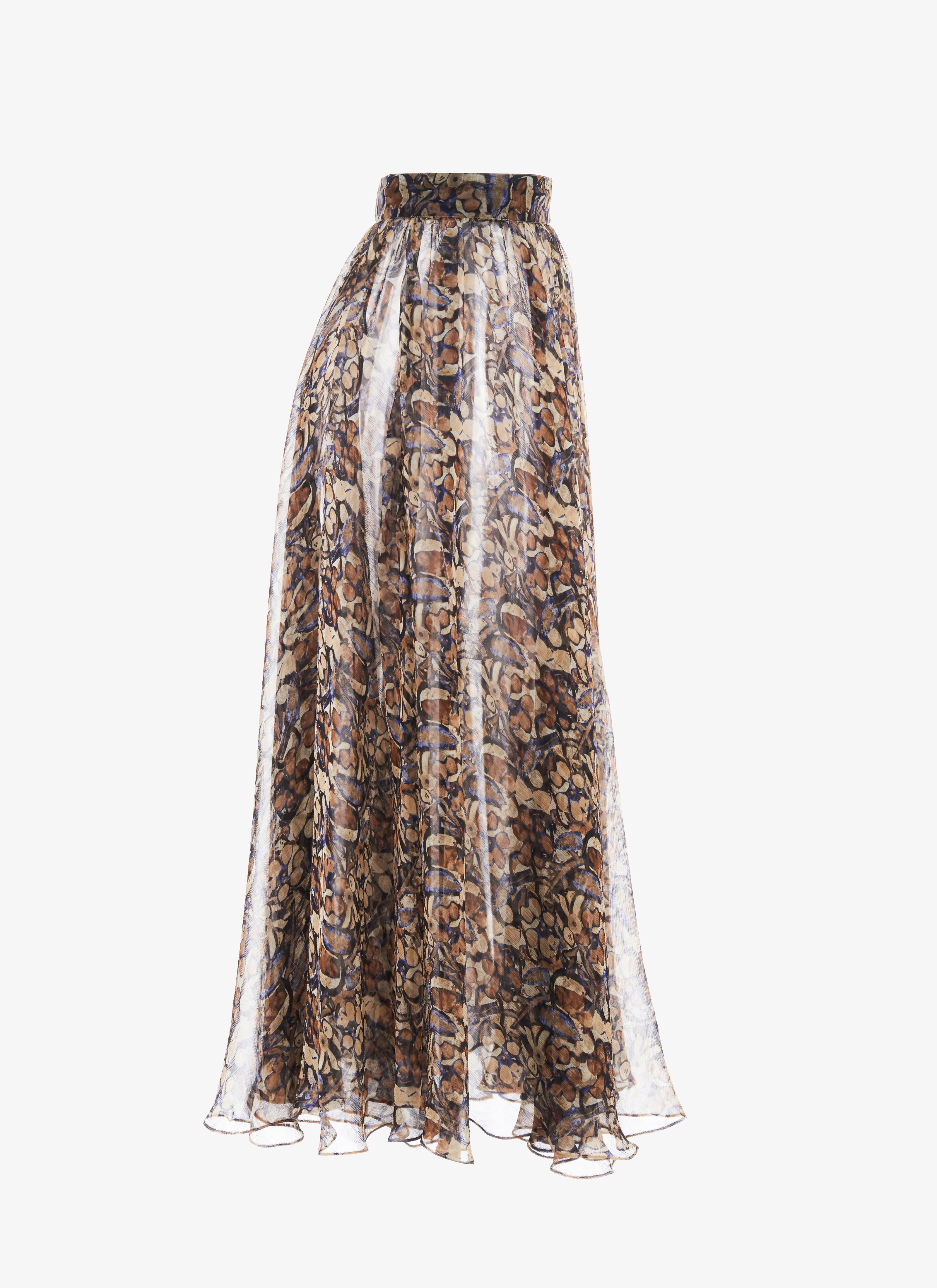 Silk Chiffon Skirt Silk Chiffon Skirt - maison-alaia.com