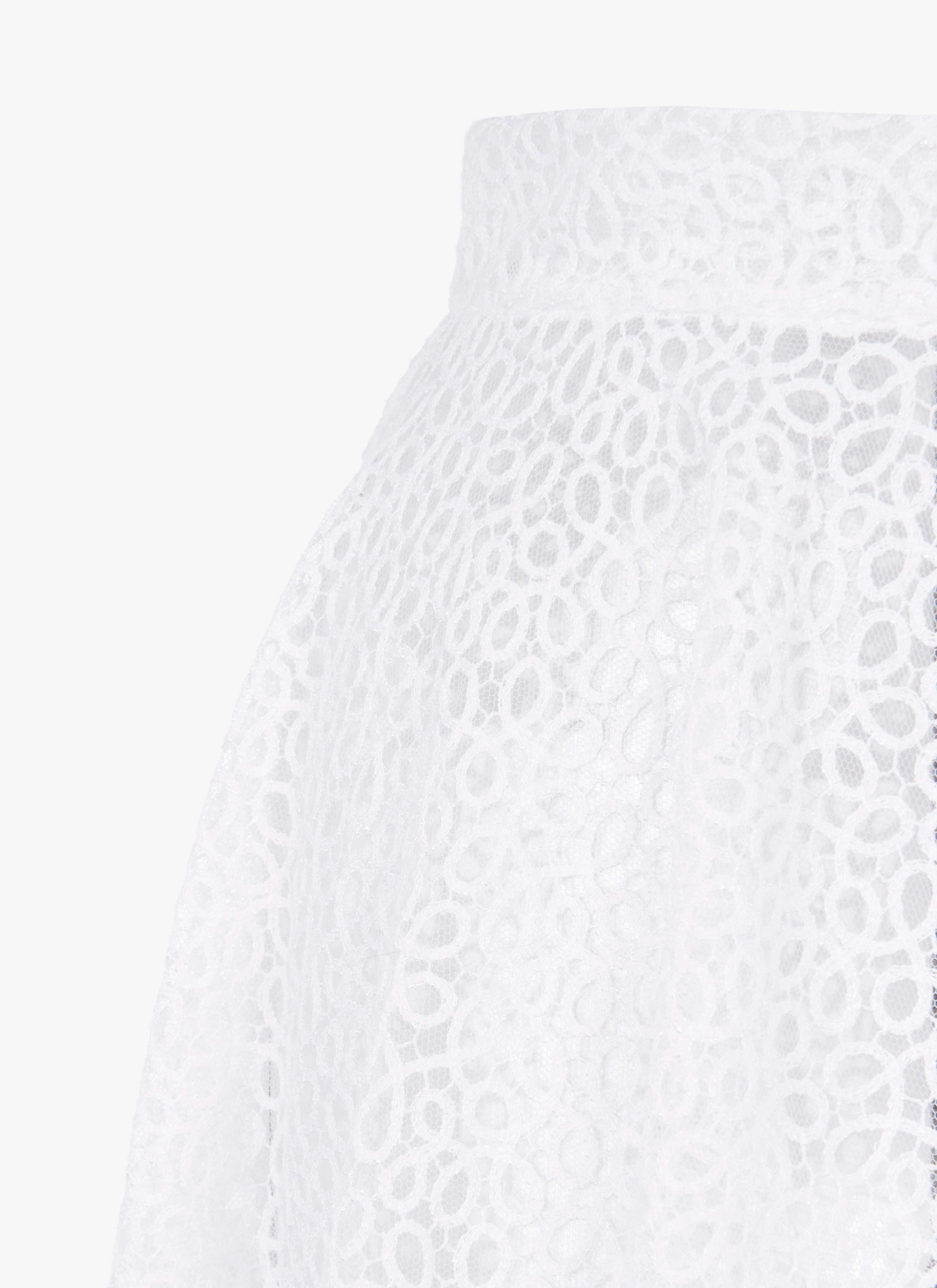 Flowing Macramé Tulle Skirt Flowing Macramé Tulle Skirt - maison-alaia.com