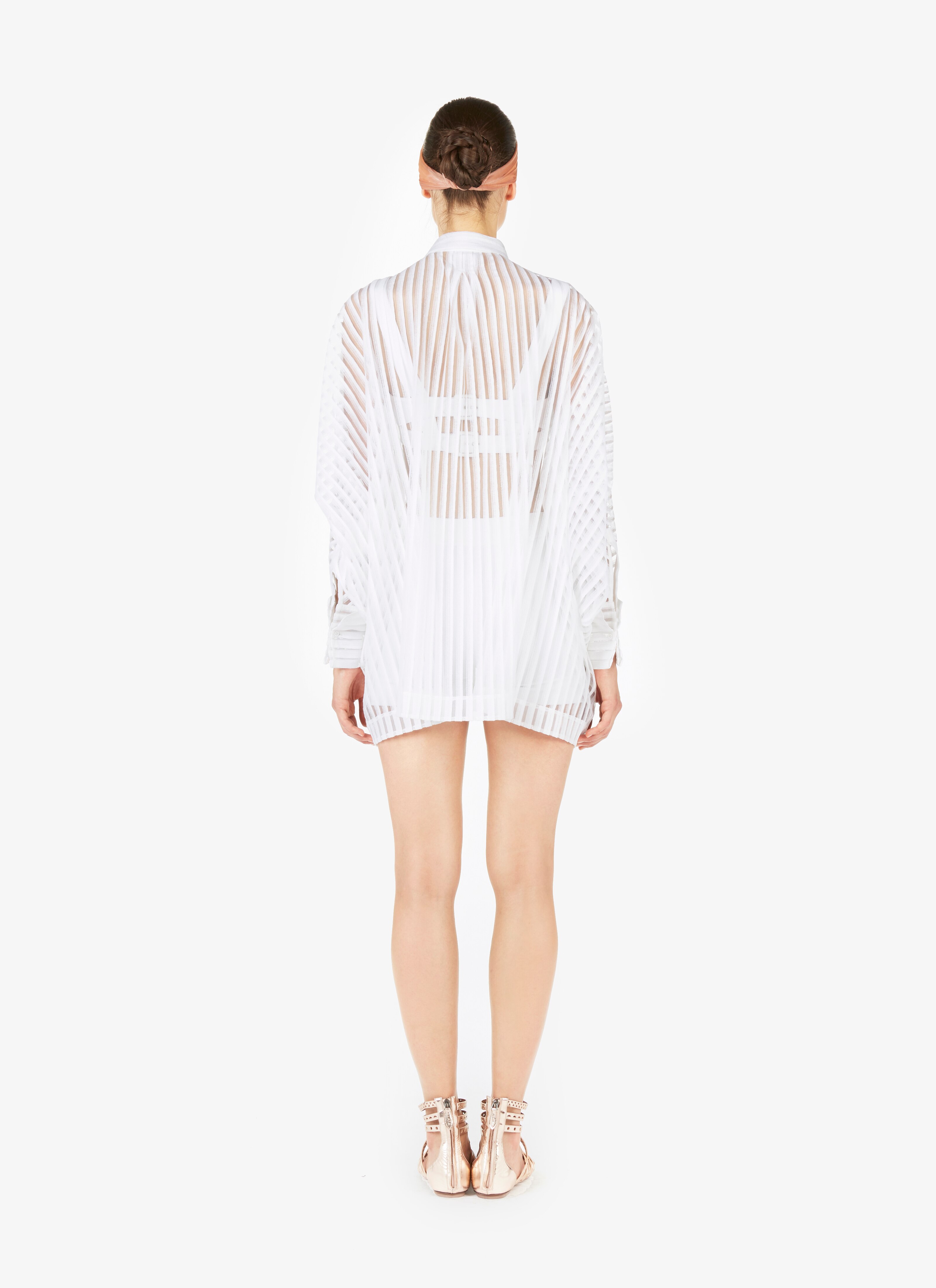 Oversized Cotton-Blend Shirt Oversized Cotton-Blend Shirt - maison-alaia.com