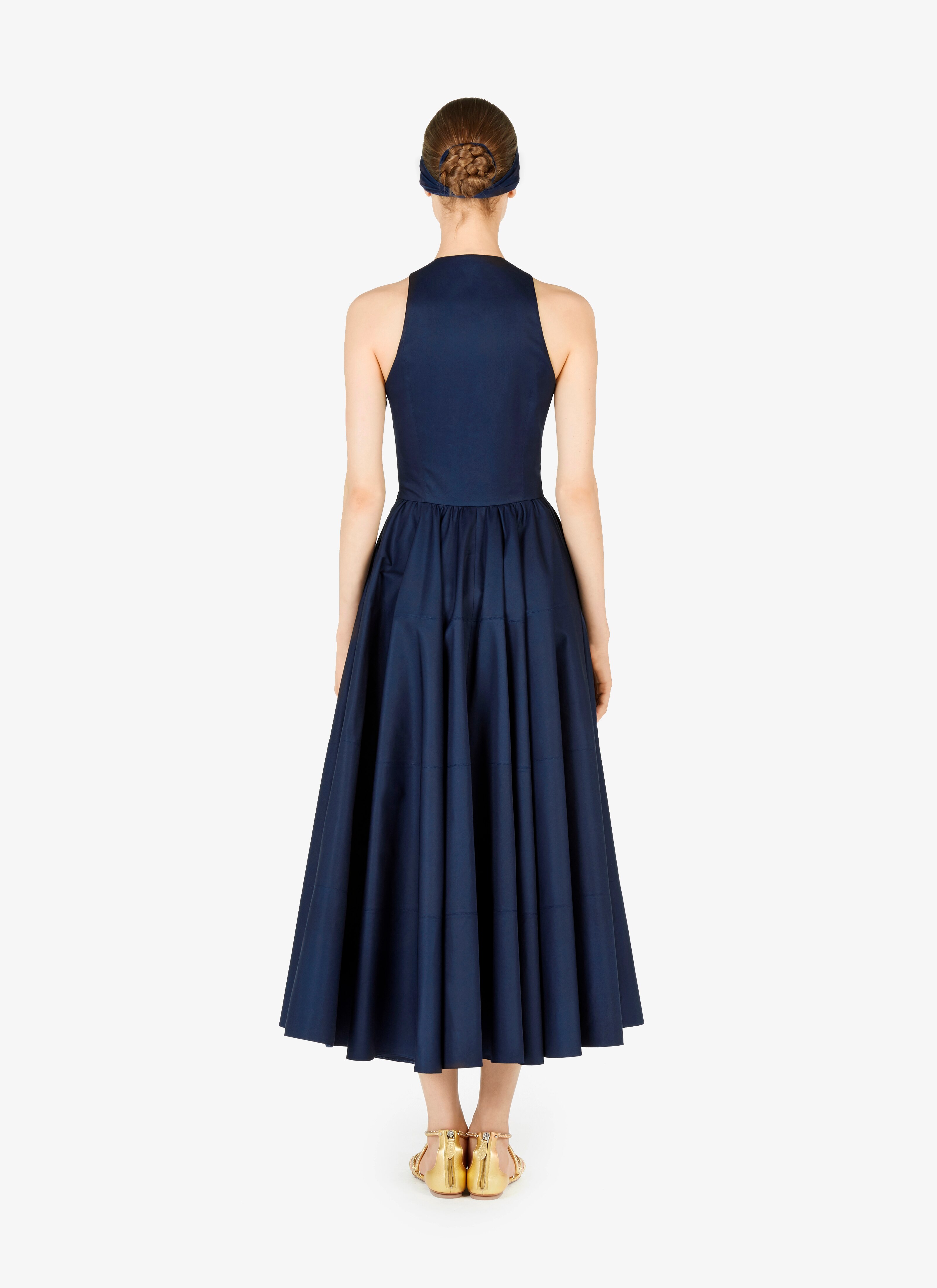 Cotton Gabardine Découpé Dress Cotton Gabardine Découpé Dress - maison-alaia.com