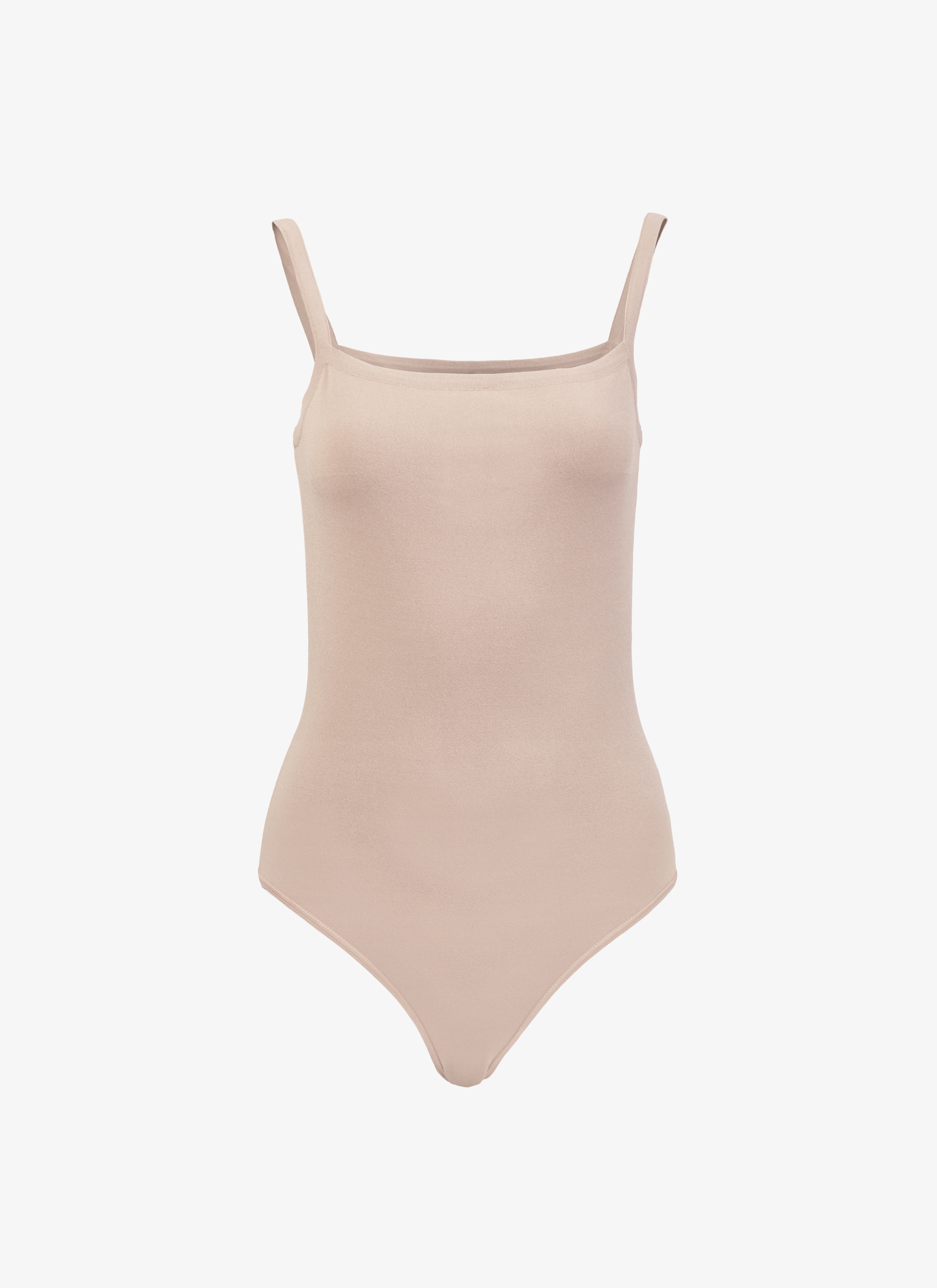 ALAÏA GRAY SLEEVELESS BODYSUIT