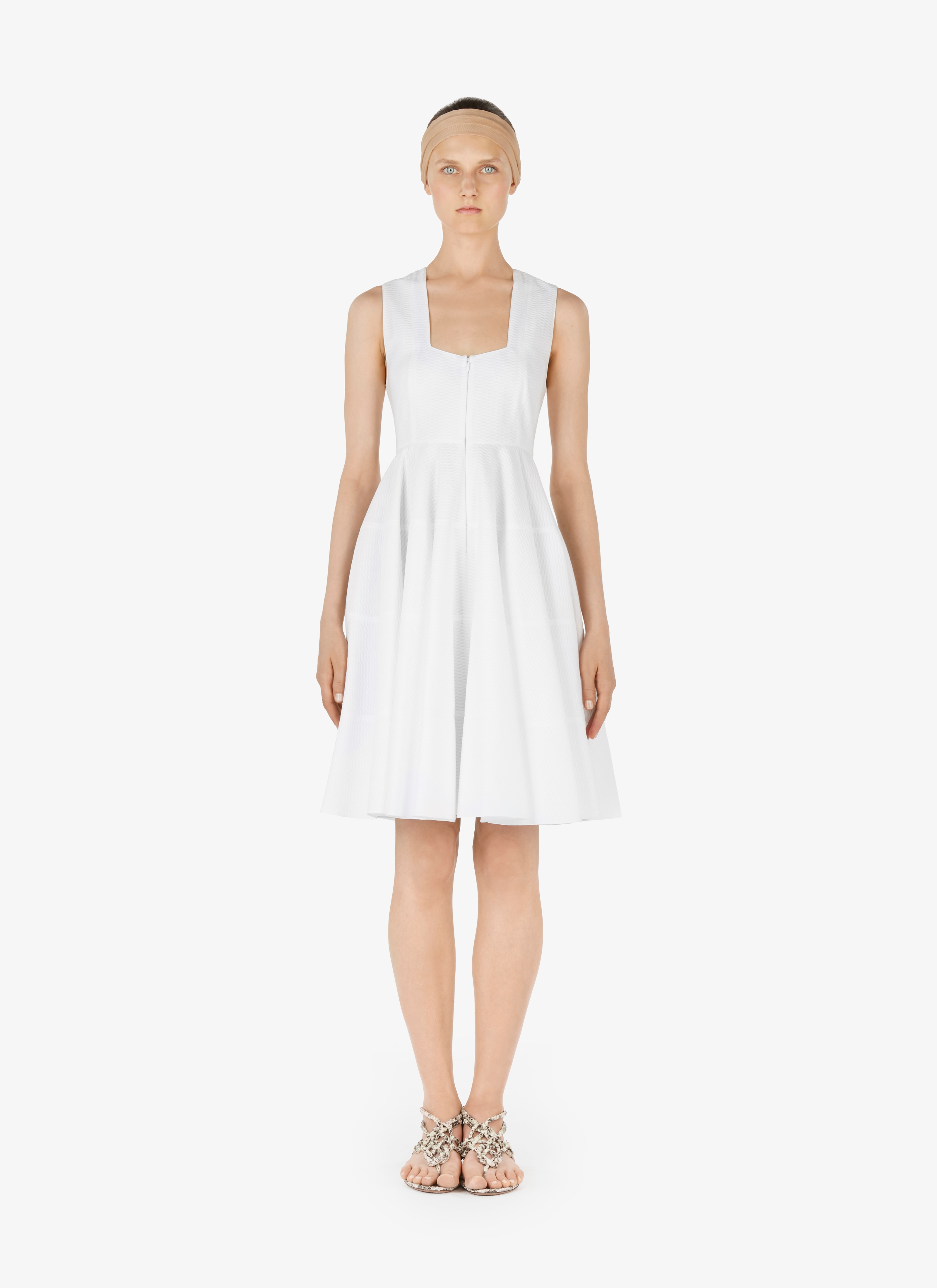 a line cotton dress