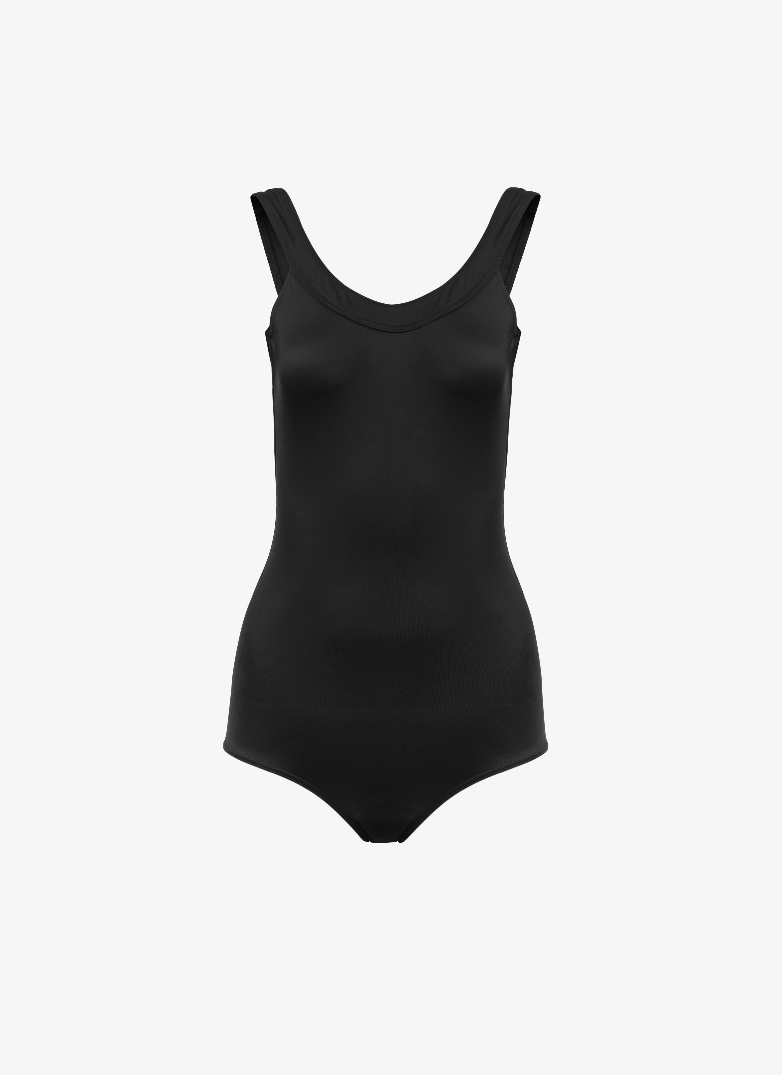 ALAÏA BLACK OPEN-BACK SWIMSUIT