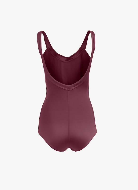 Open-Back Swimsuit ALAÏA PURPLE OPEN-BACK SWIMSUIT