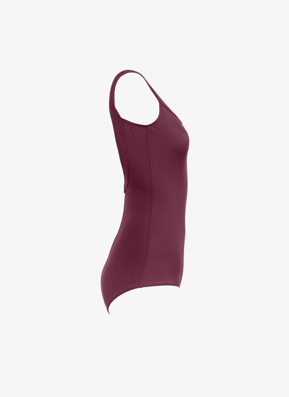 Open-Back Swimsuit ALAÏA PURPLE OPEN-BACK SWIMSUIT