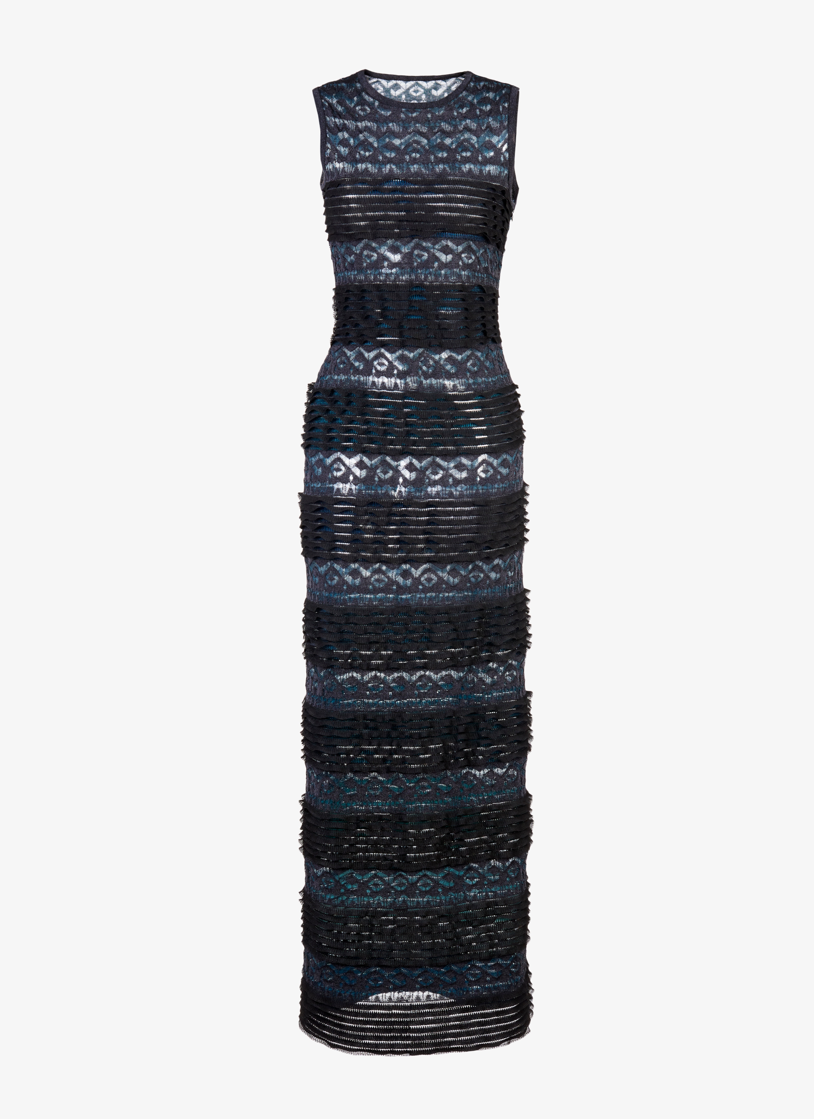 ALAÏA SCHWARZ/BLAU DRESSES