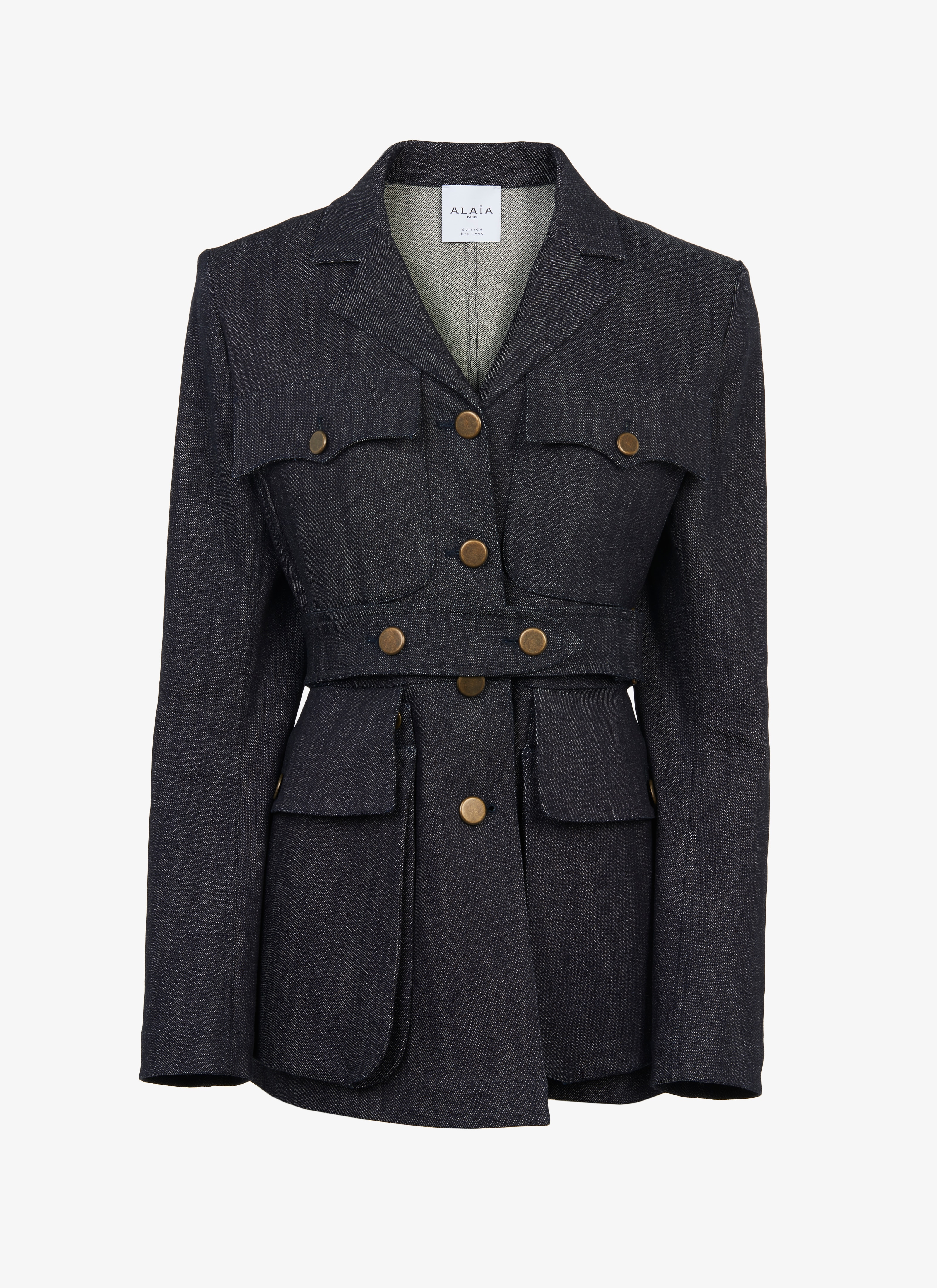 ALAÏA MARINE ALAÏA EDITION 1990 DENIM SAFARI JACKET
