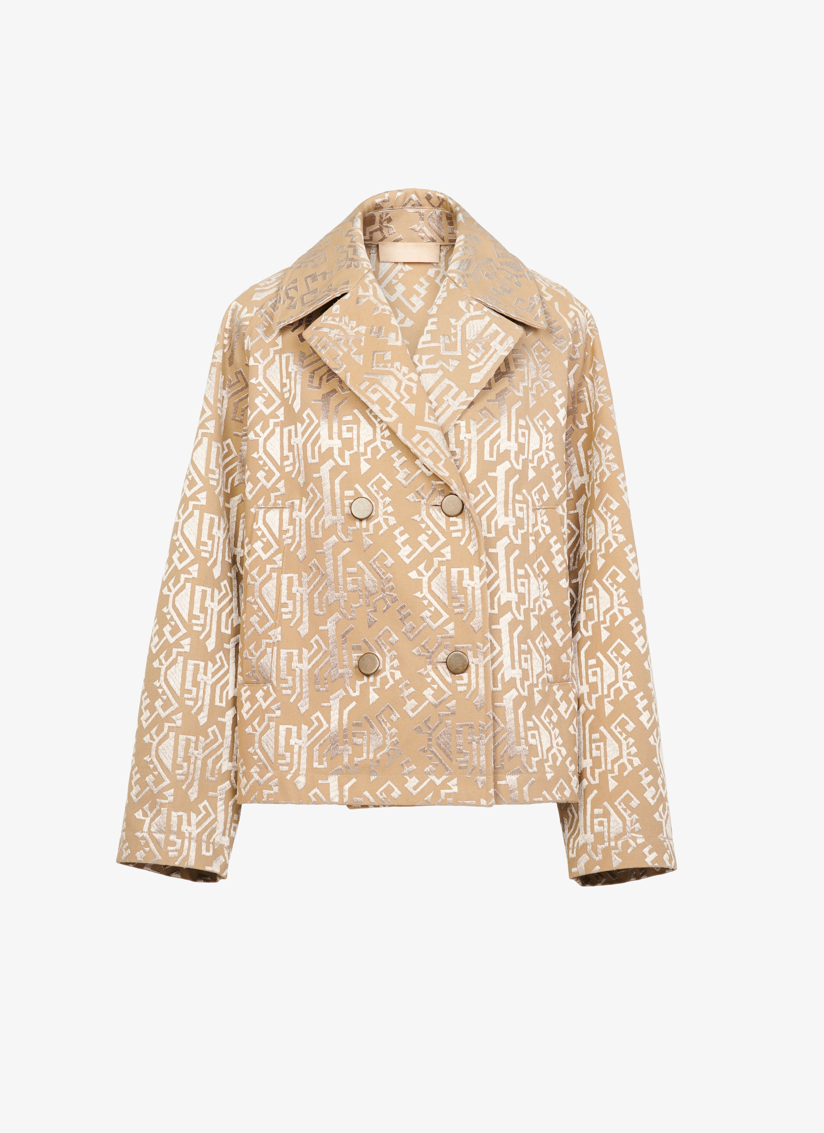 ALAÏA BEIGE COATS