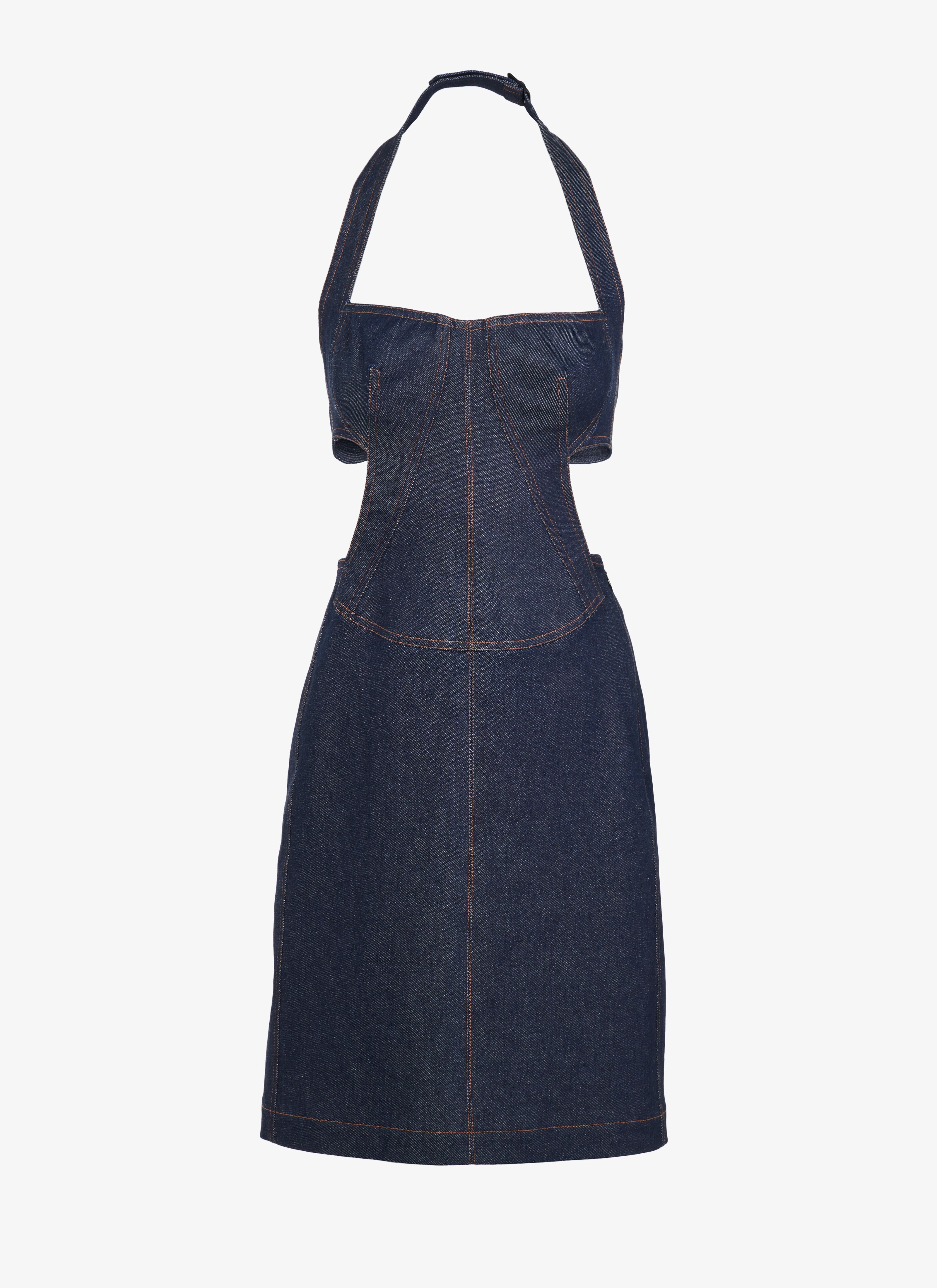 ALAÏA 다크 네이비 DRESSES