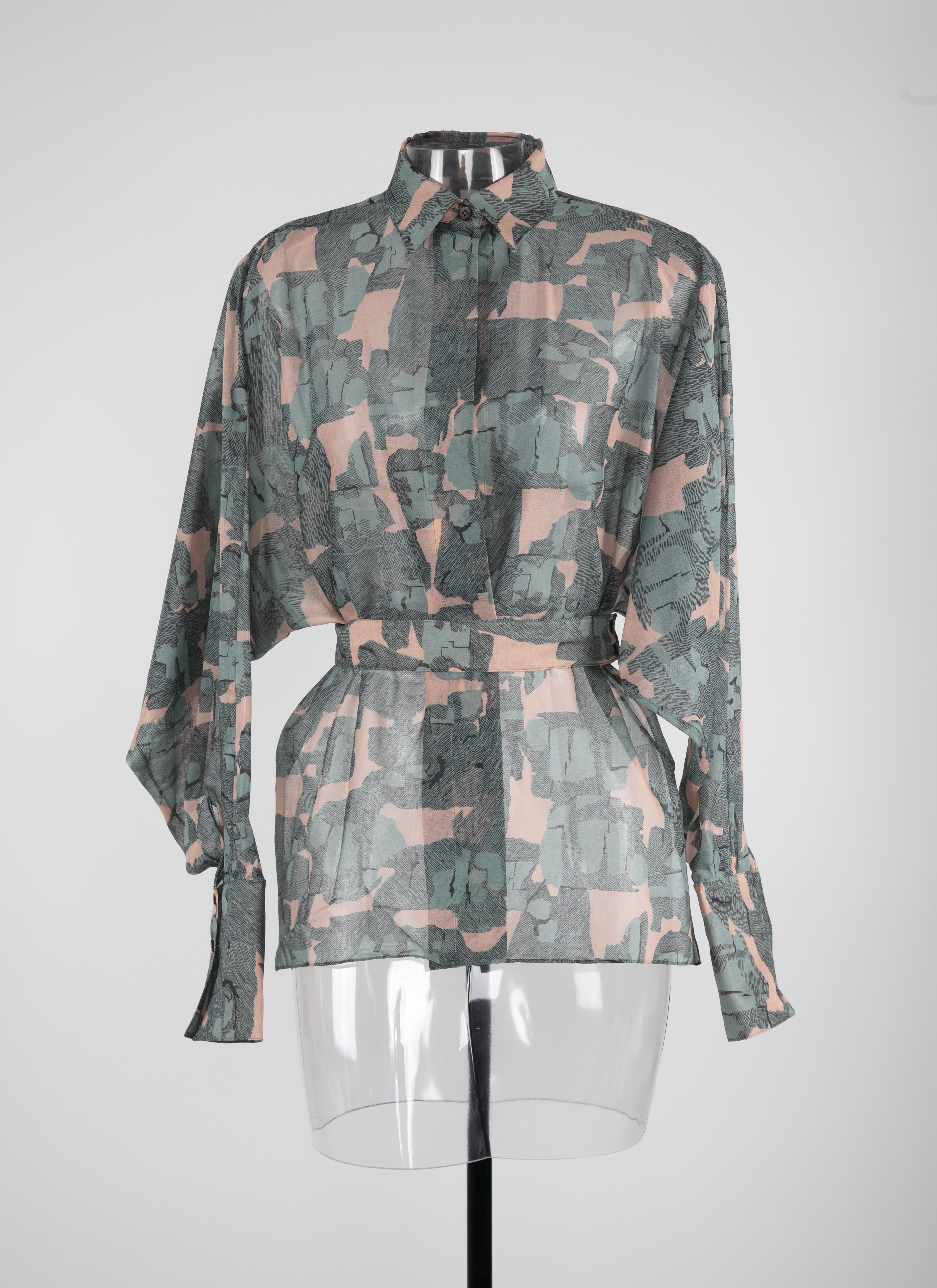 ALAÏA WEIß/GRÜN SHIRTS