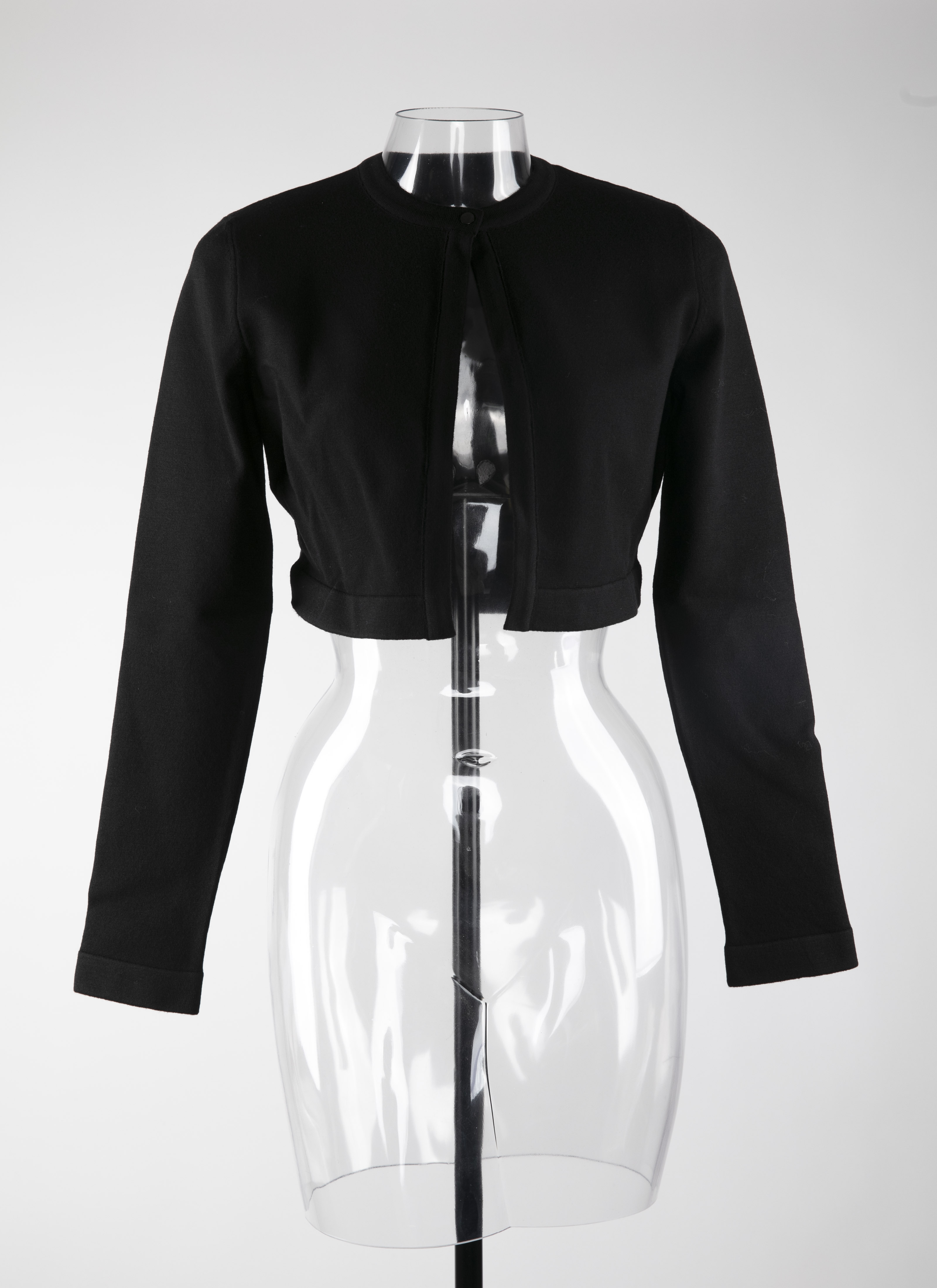 ALAÏA BLACK CARDIGAN