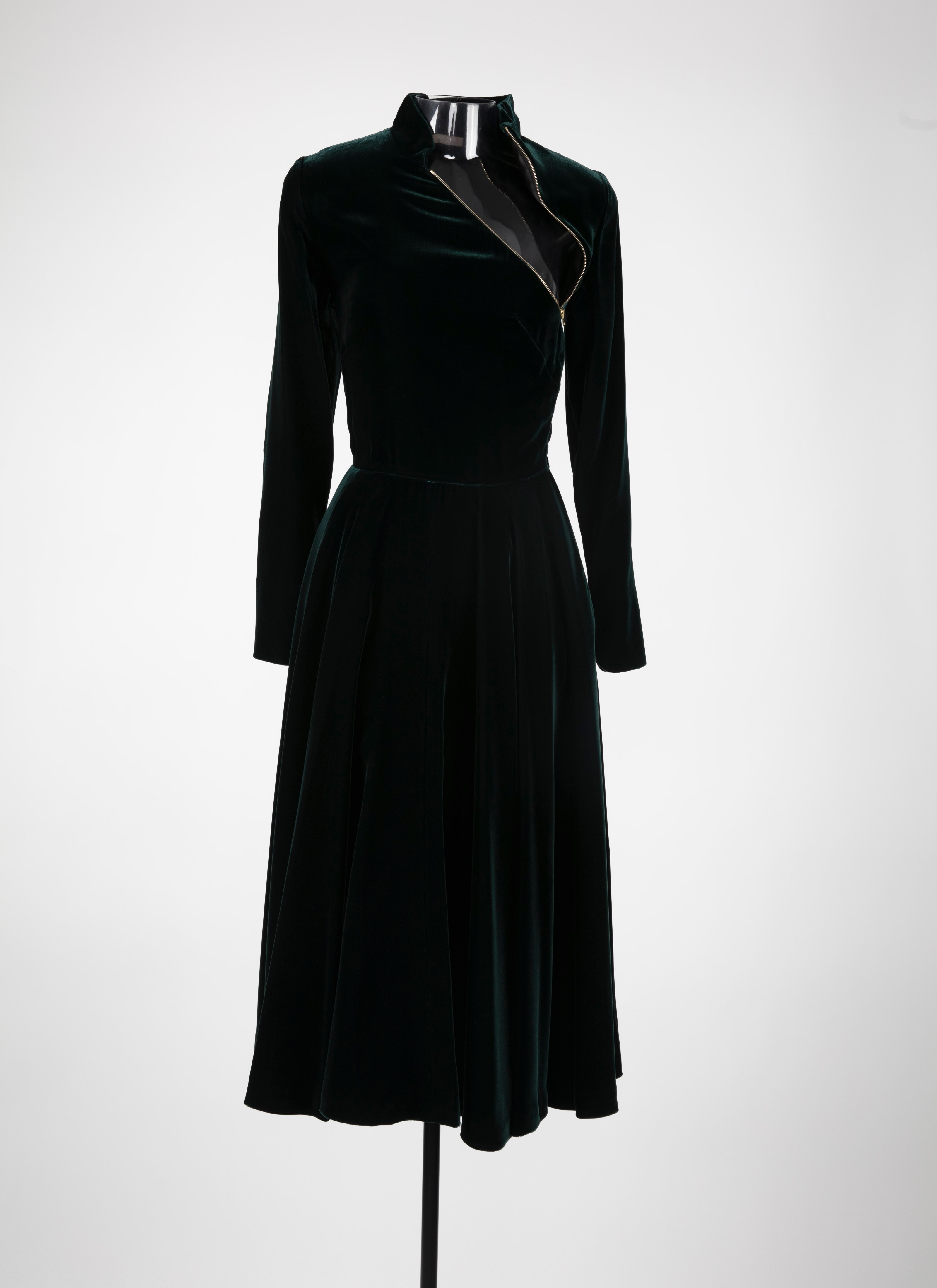 alaia velvet dress