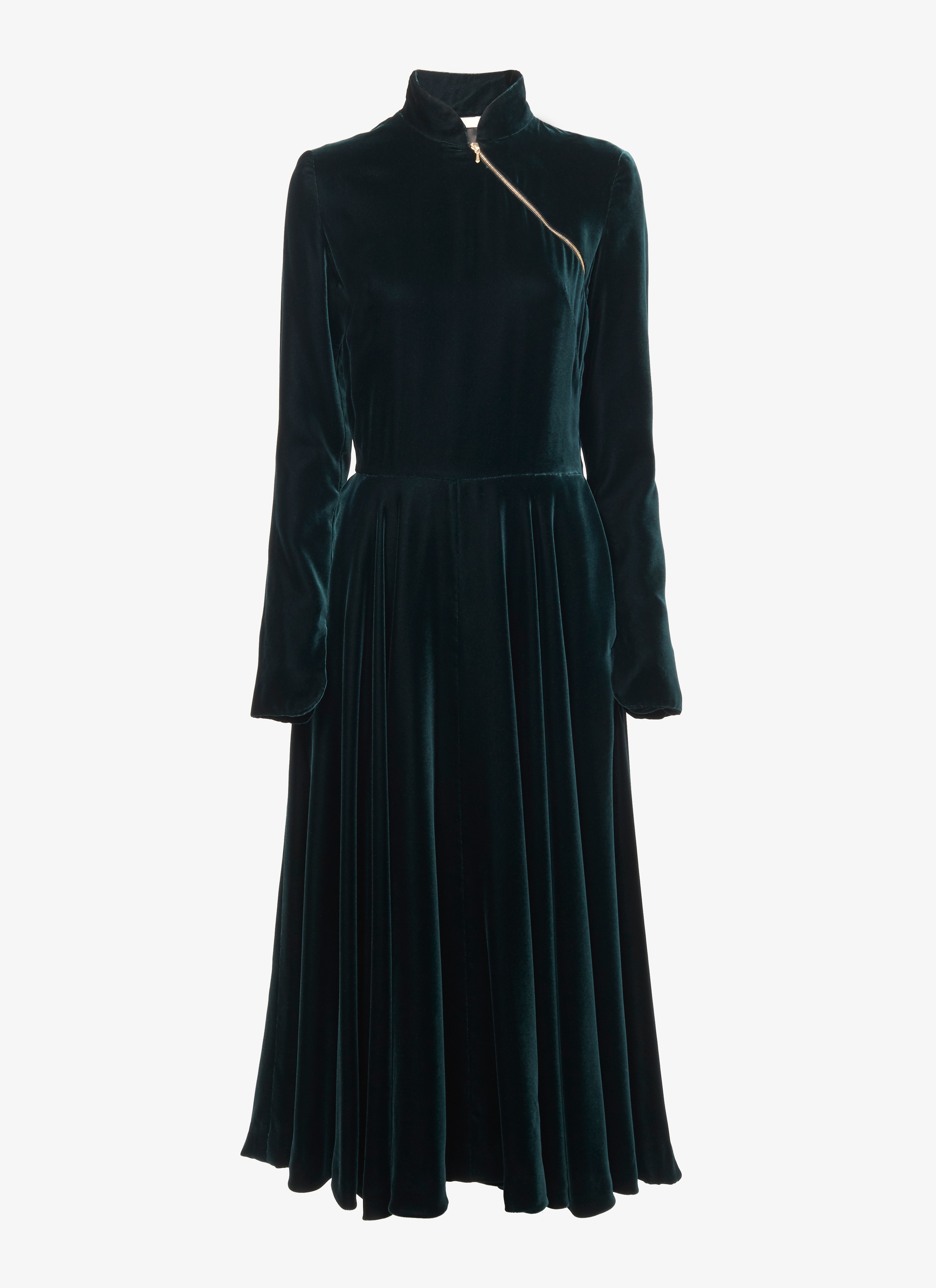 alaia velvet dress