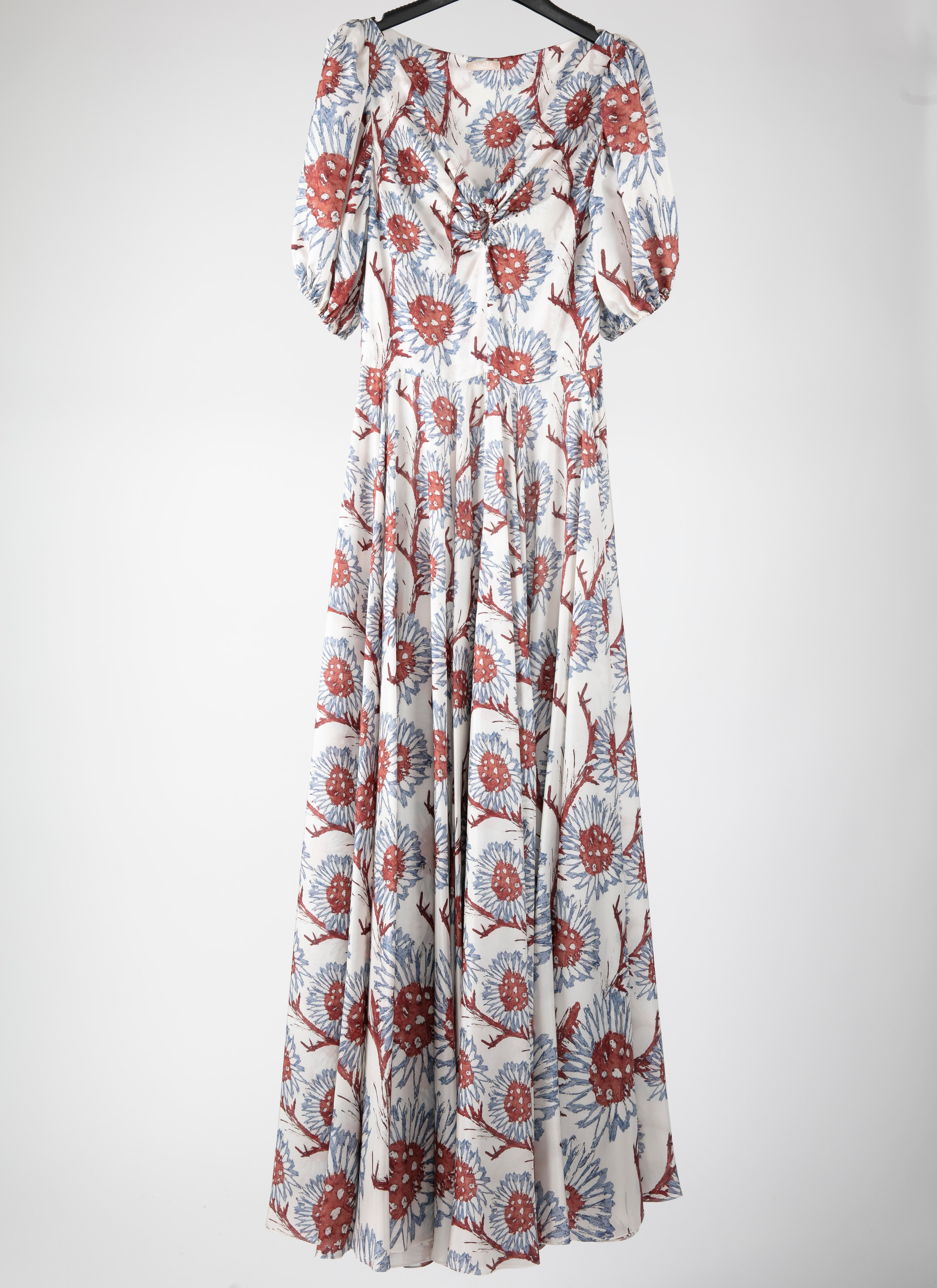 ALAÏA WHITE/GRAY BLUE DRESSES