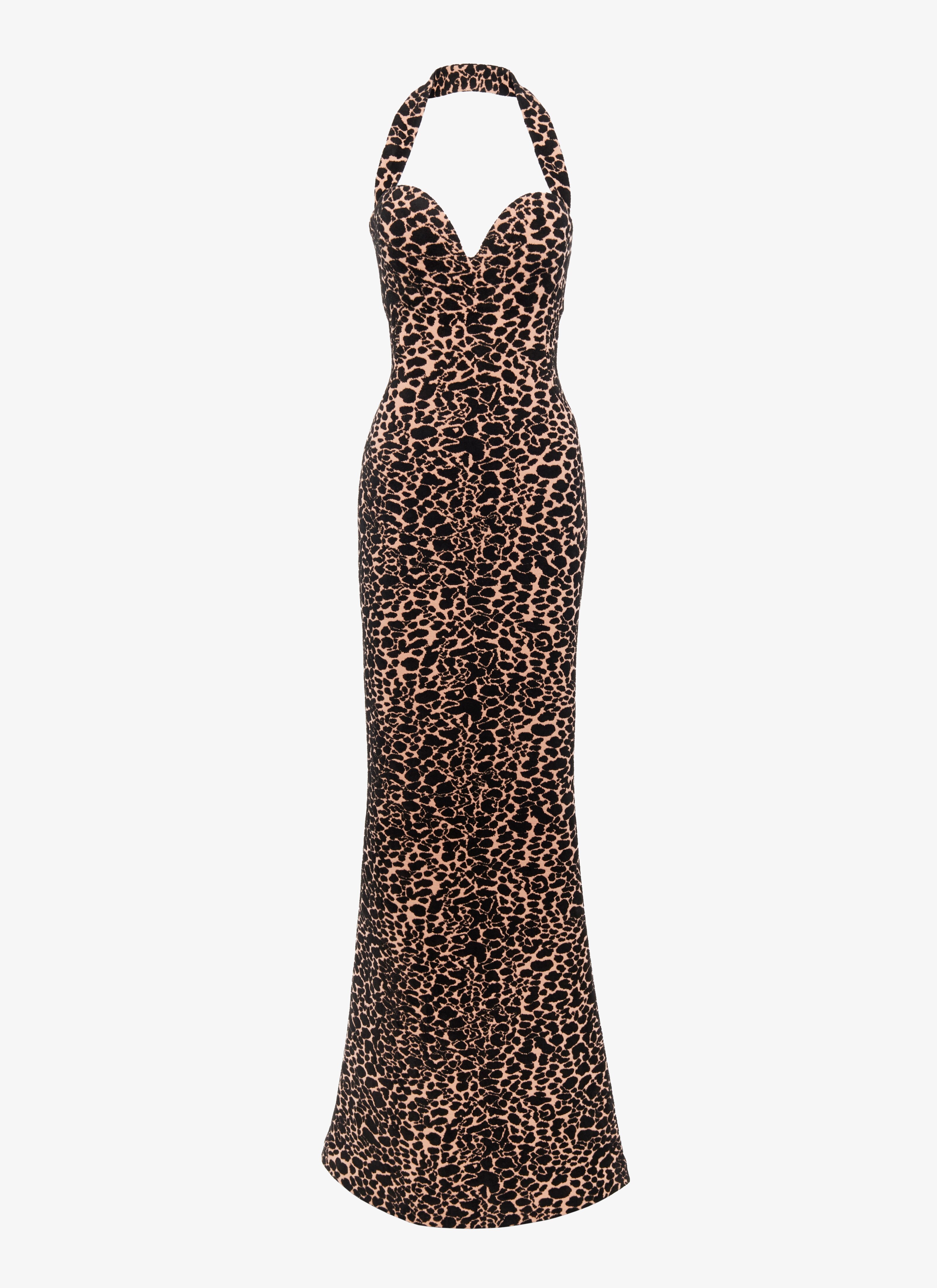 alaia velvet dress