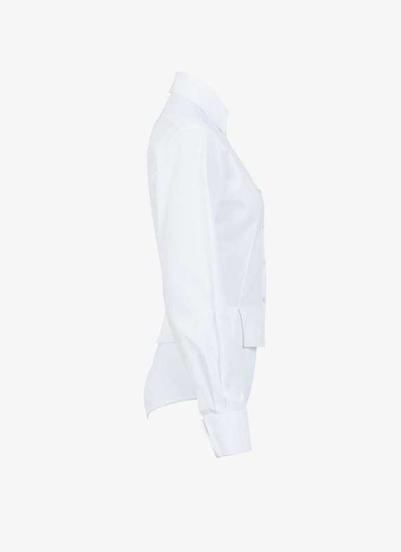 Alaïa Edition 2003 Bodysuit shirt in poplin ALAÏA WHITE ALAÏA EDITION 2003 BODYSUIT SHIRT IN POPLIN