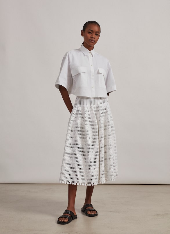 Skirts ALAÏA WHITE SKIRTS