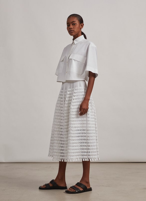 Skirts ALAÏA WHITE SKIRTS