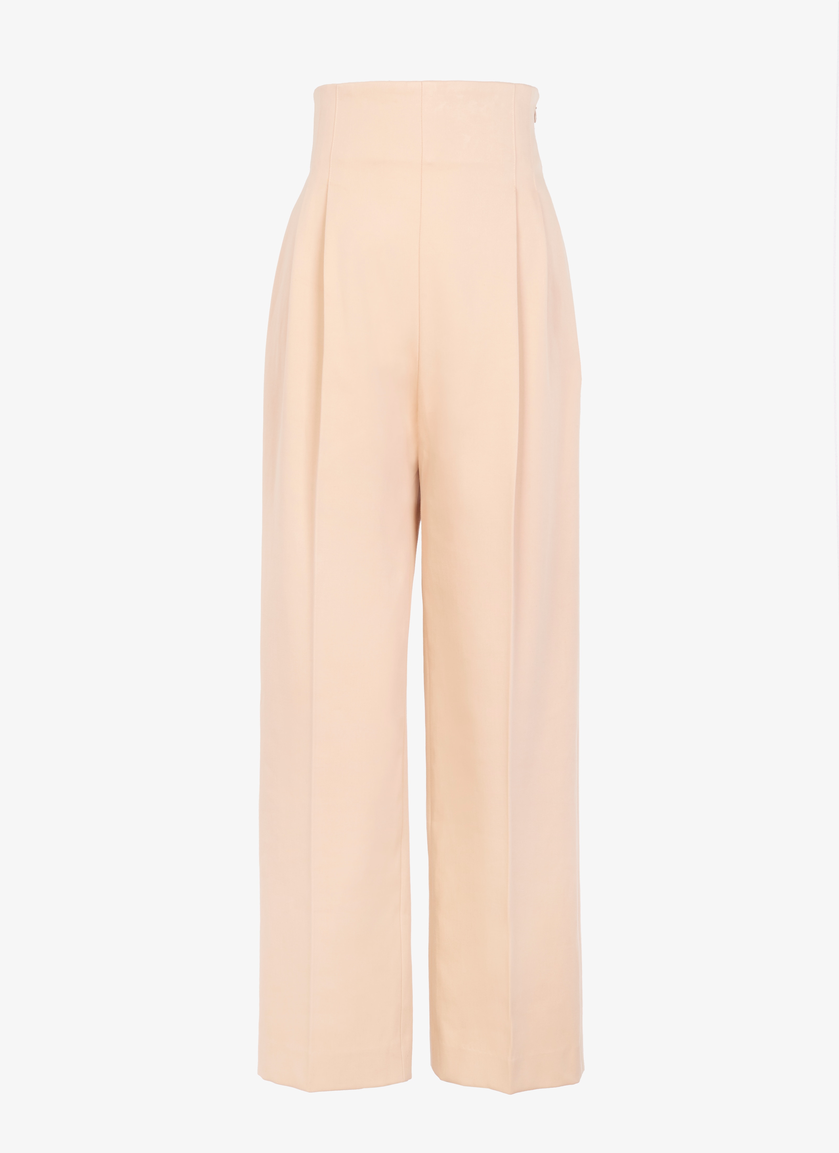 Women's Cotton Gabardine Straight Pants | ALAÏA OM