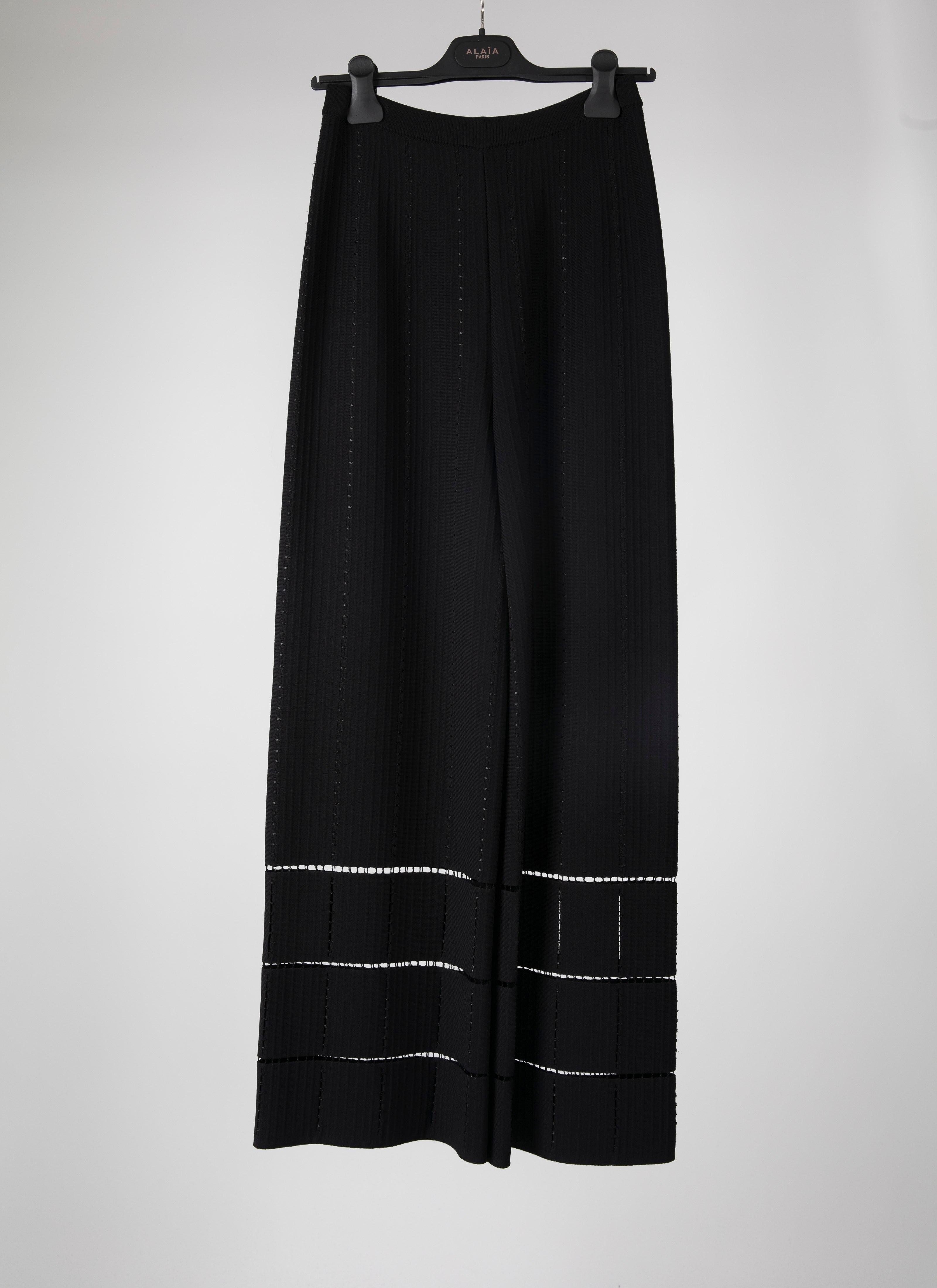 ALAÏA BLACK TROUSERS