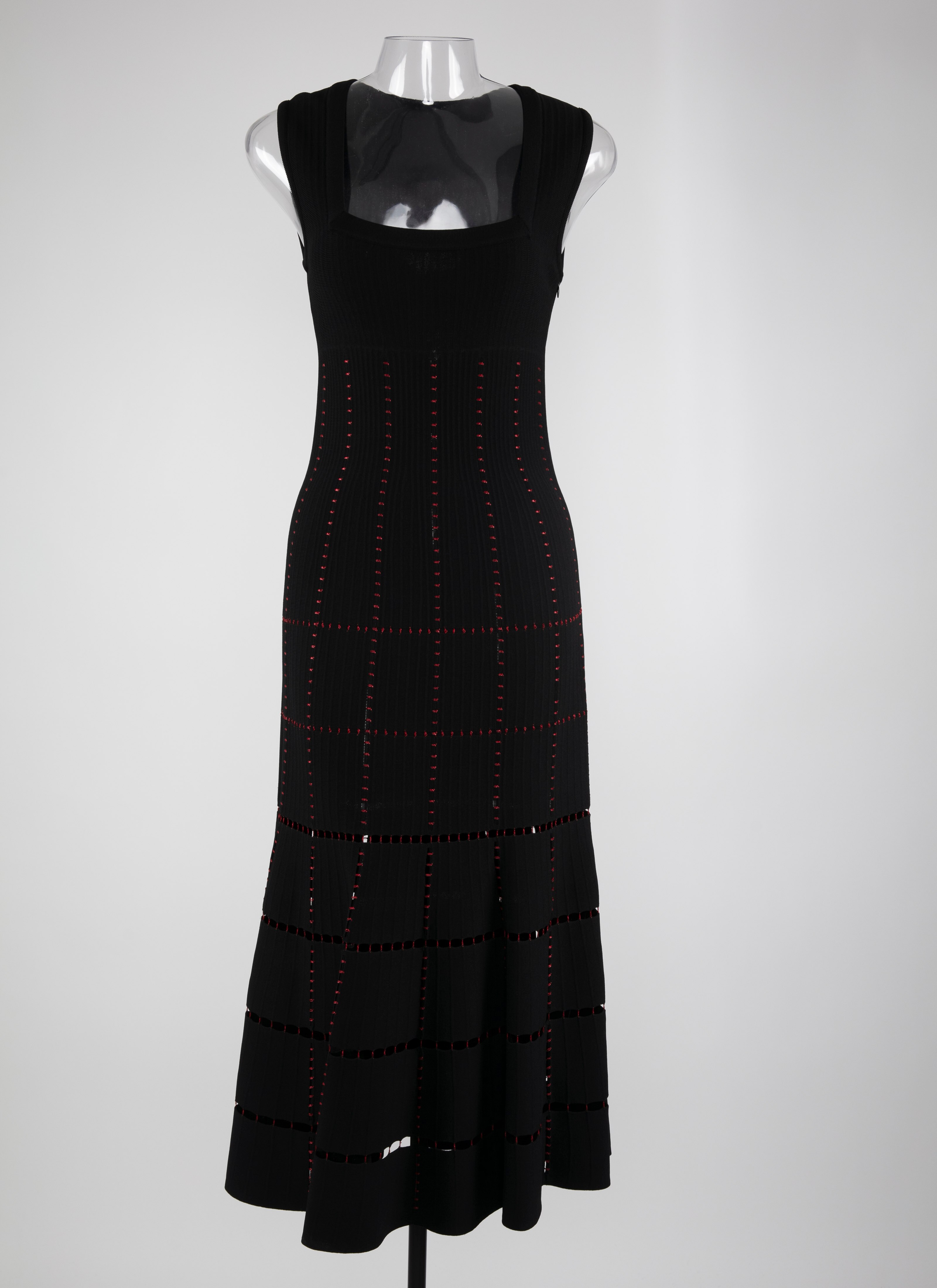 ALAÏA BLACK/RED DRESSES