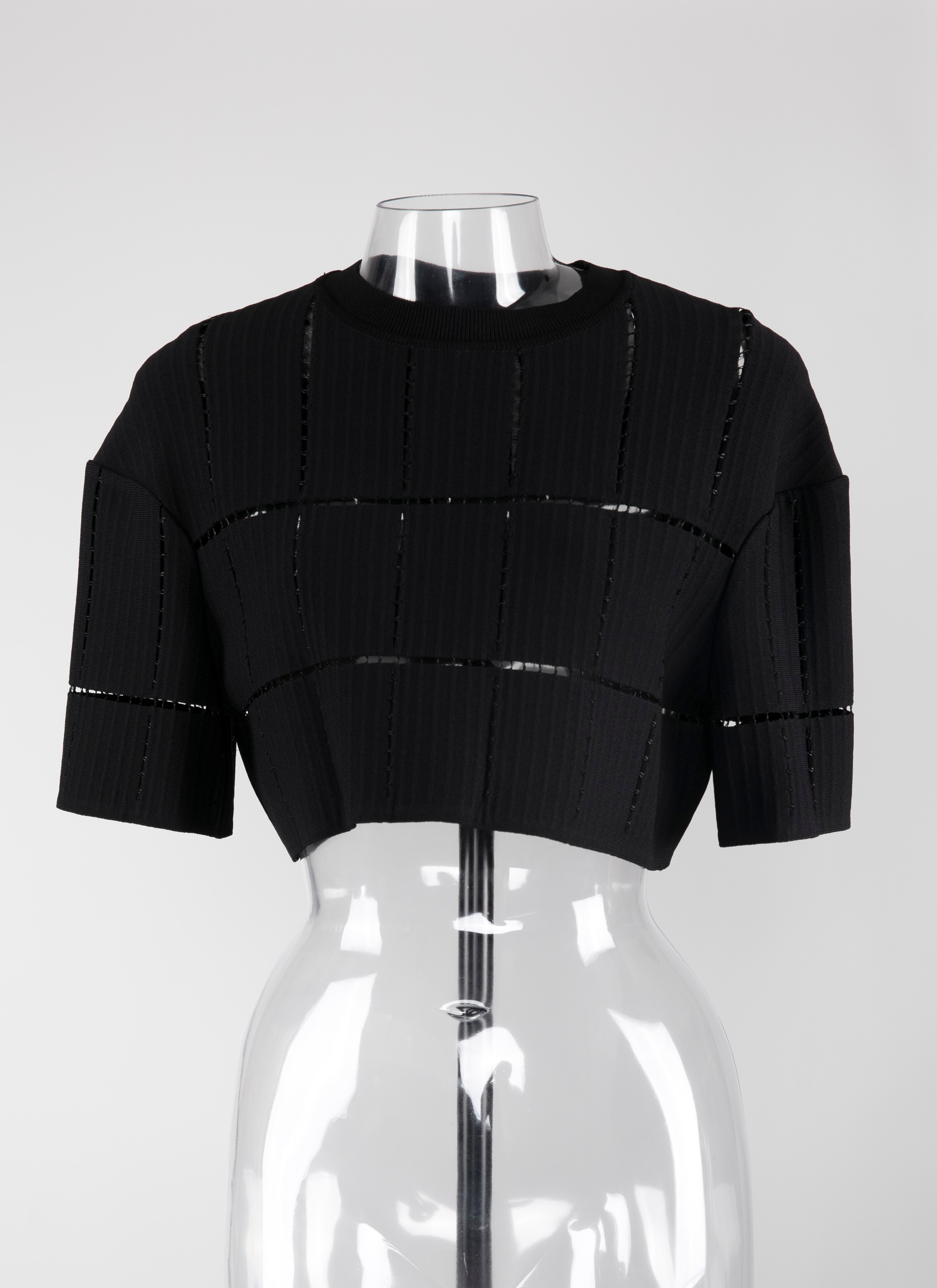 ALAÏA BLACK CARDIGAN