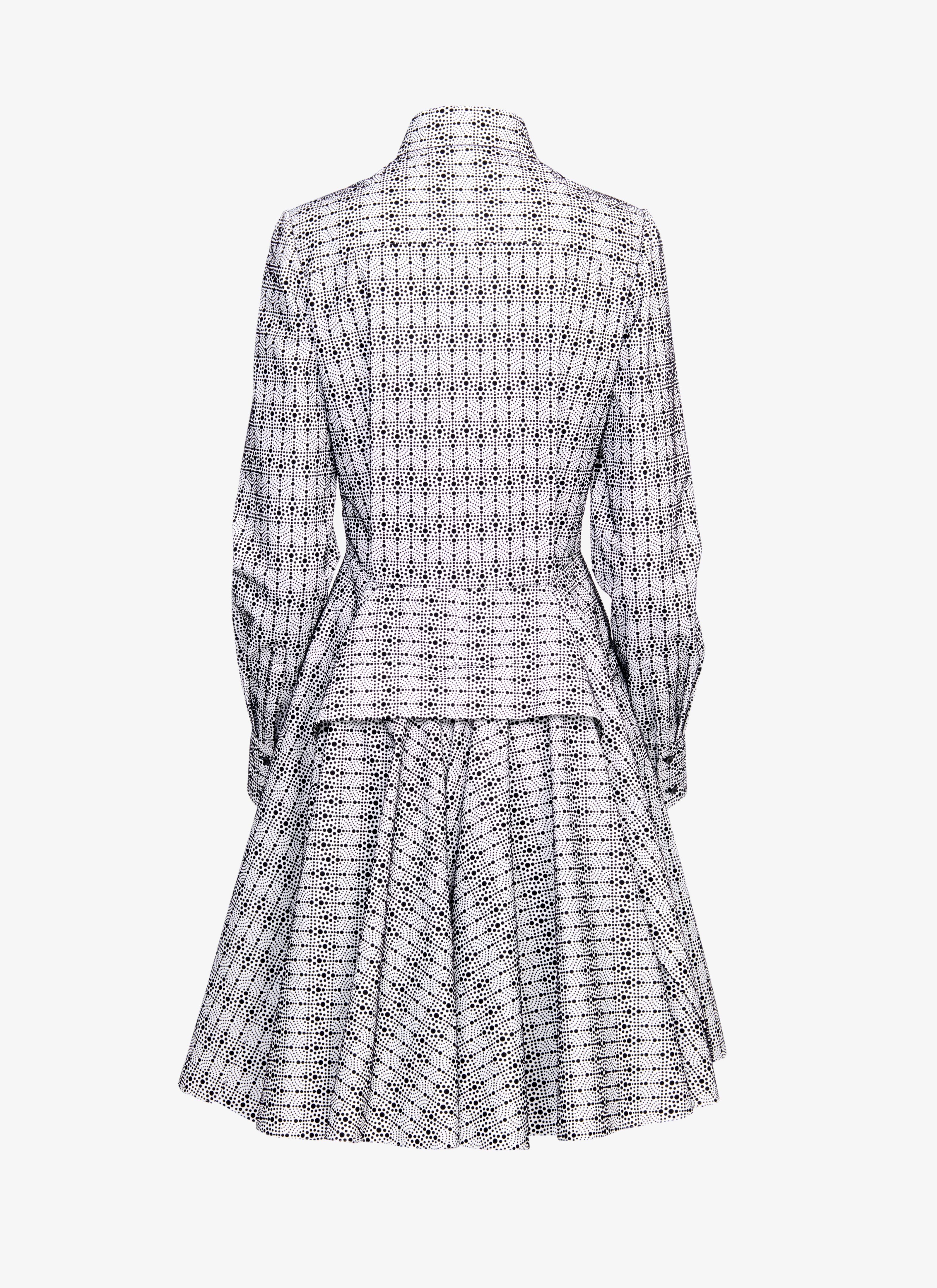 ALAÏA WHITE/BLACK DRESSES