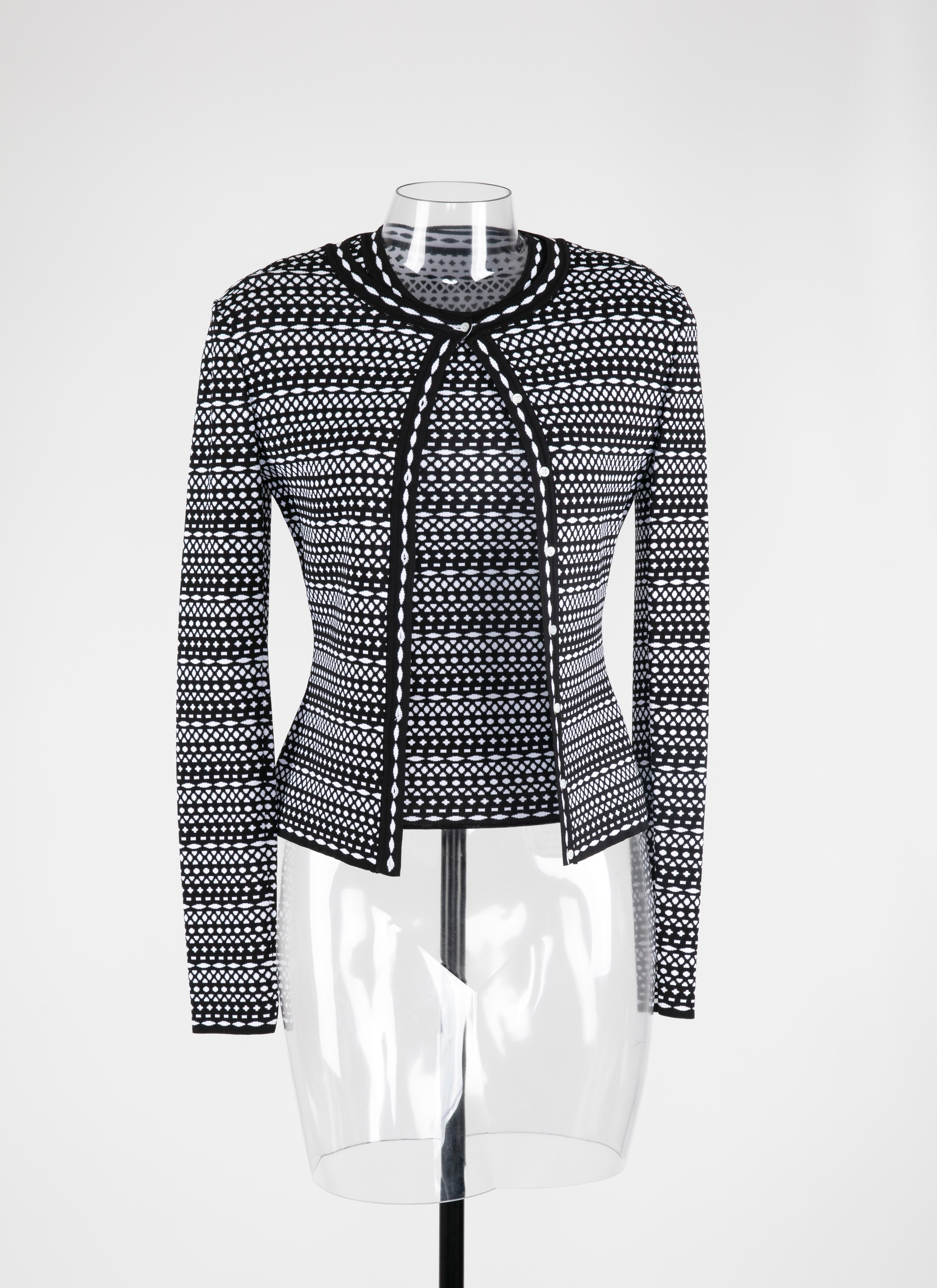 ALAÏA BLACK/WHITE JUMPSUIT