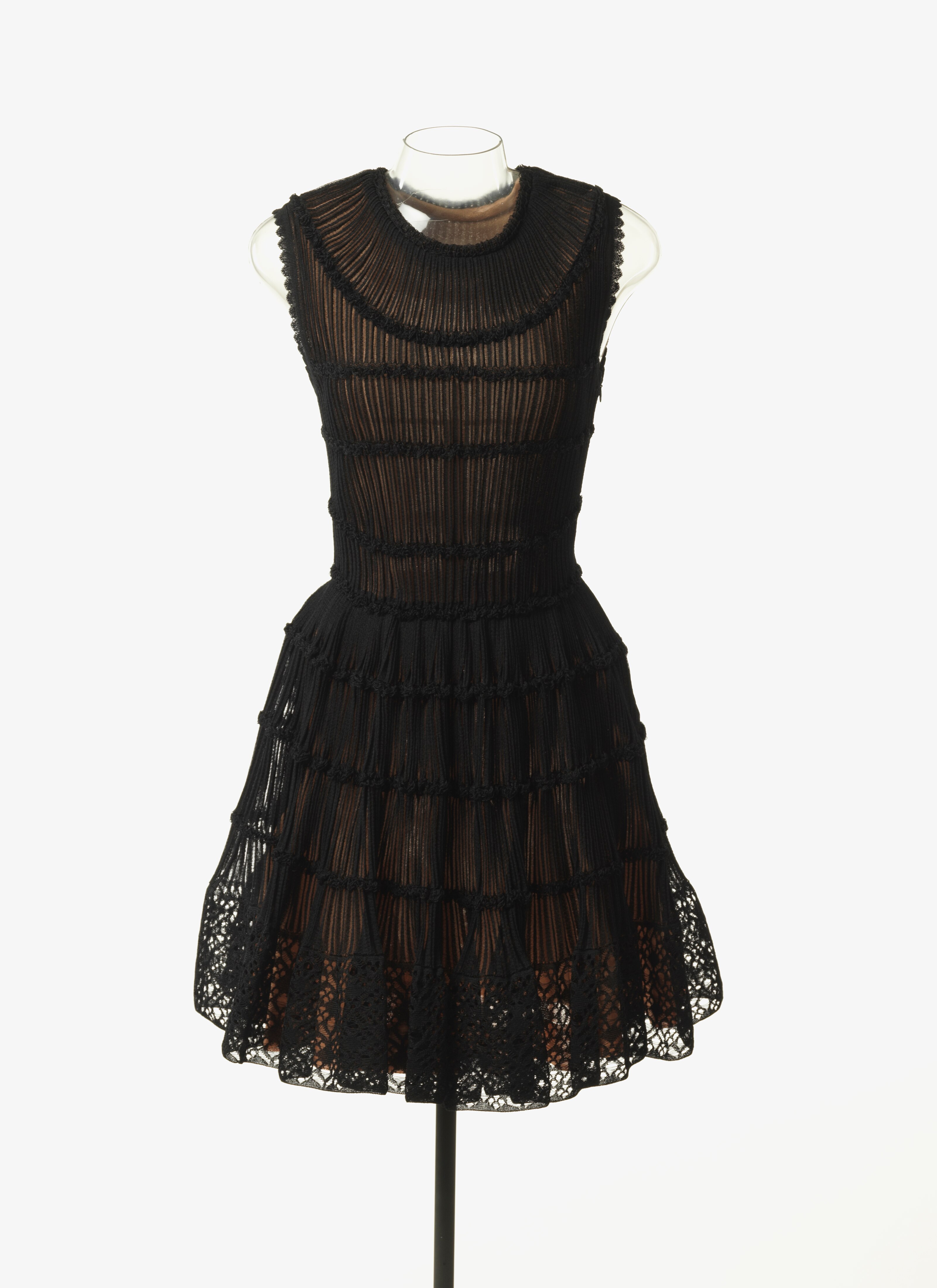 ALAÏA WHITE  SLEEVELESS DRESS ADAGIO WHITE