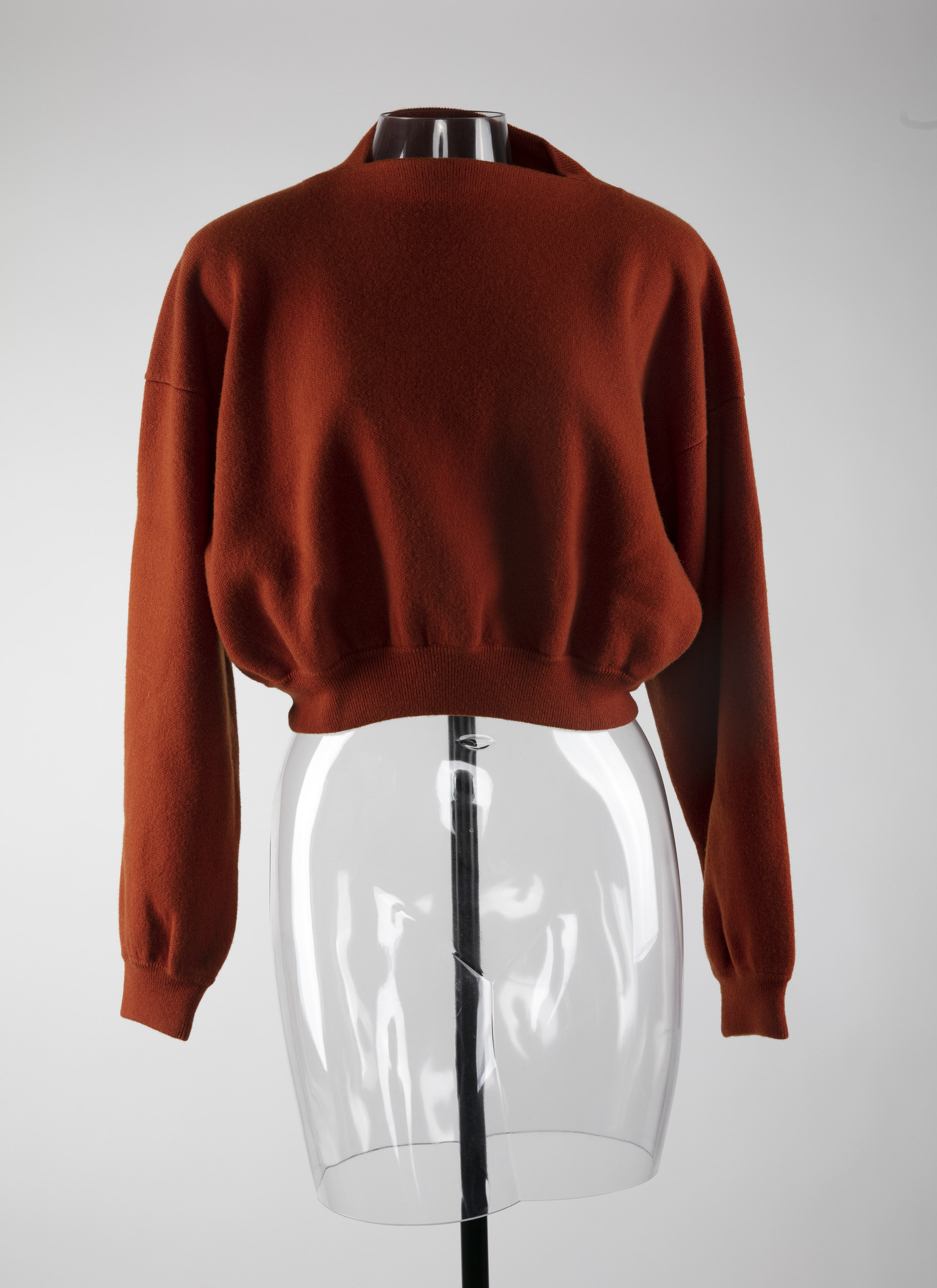 ALAÏA ORANGE CARDIGAN