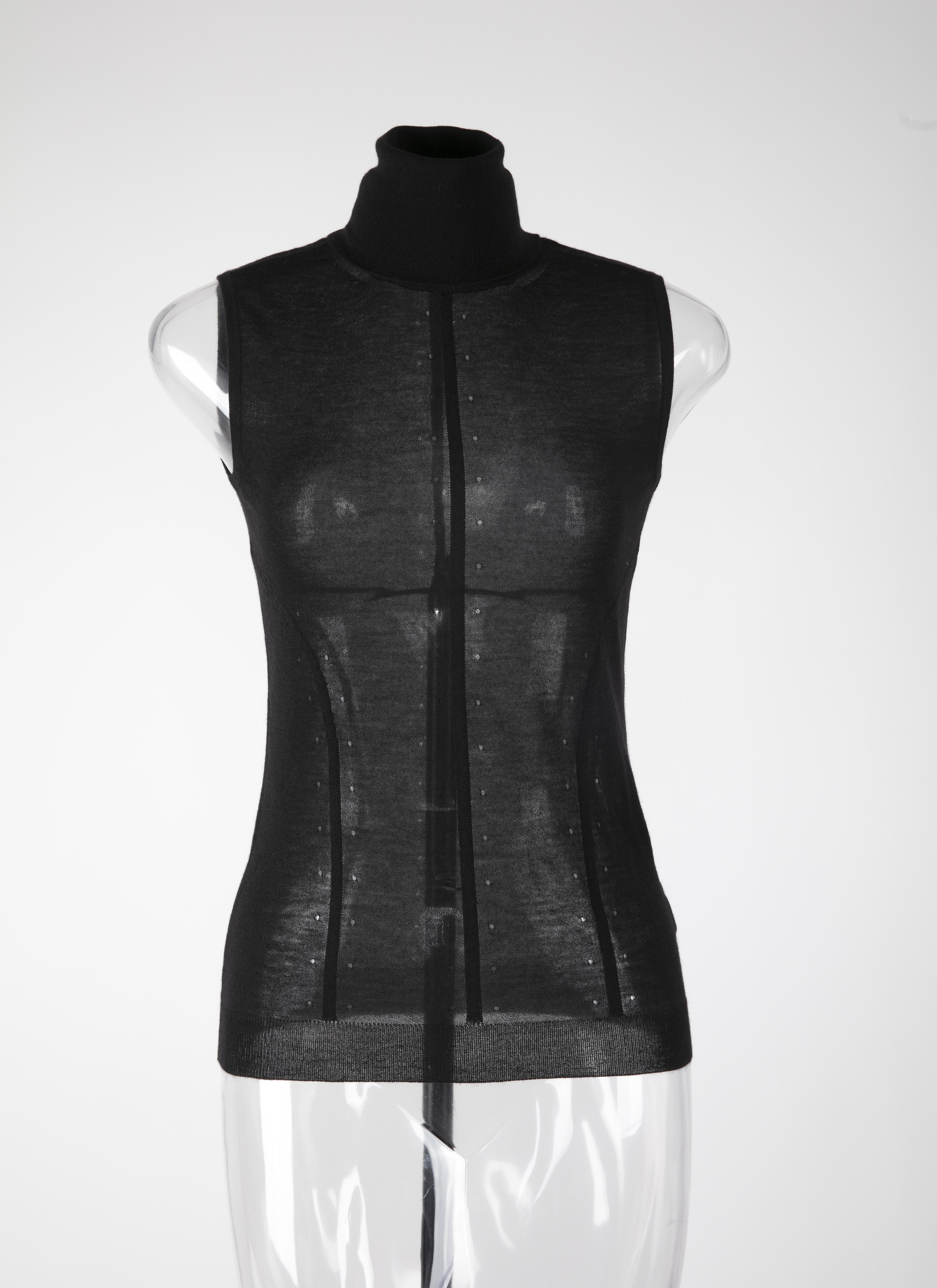 ALAÏA SCHWARZ CARDIGAN