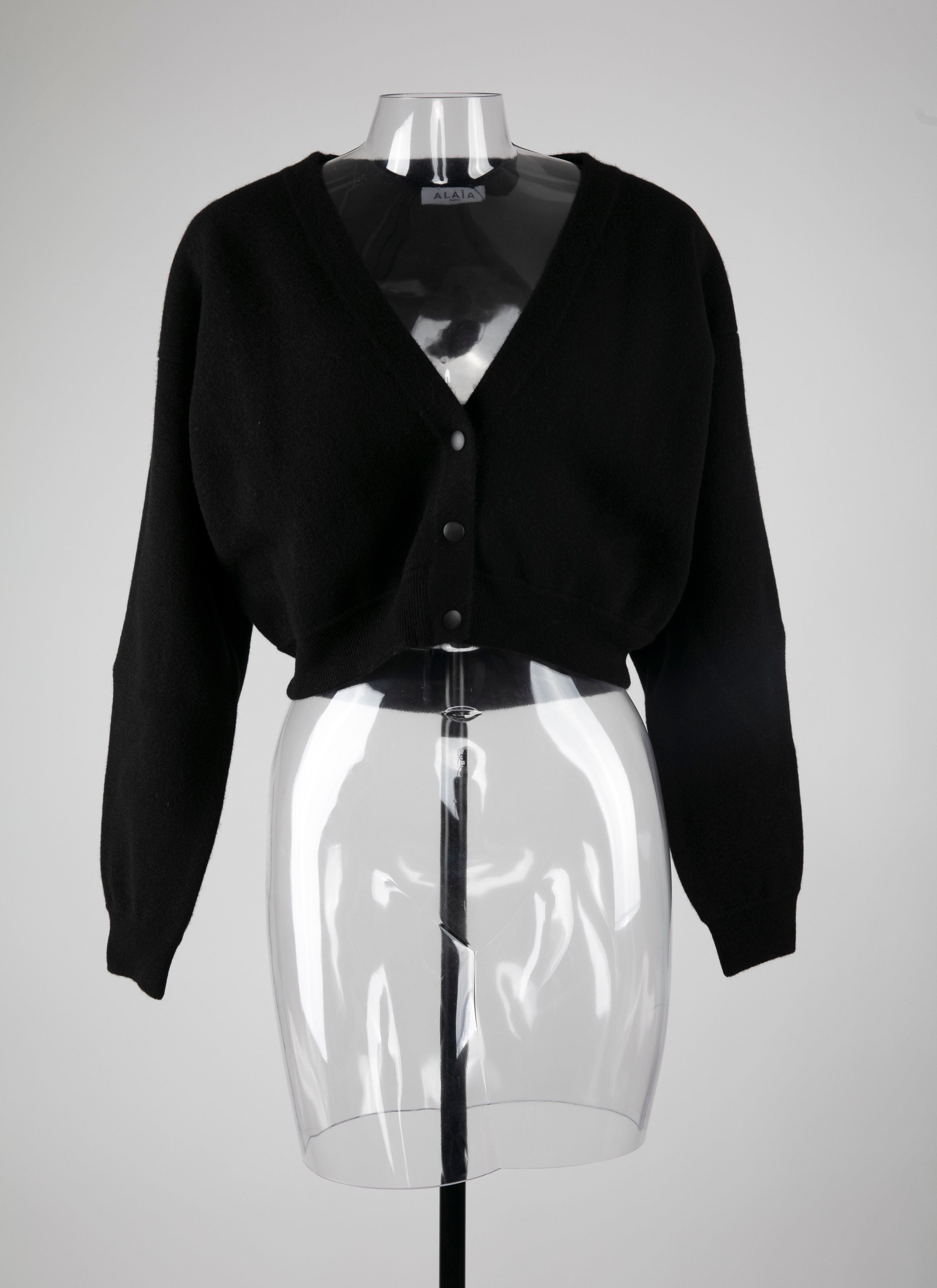 ALAÏA BLACK TOPS