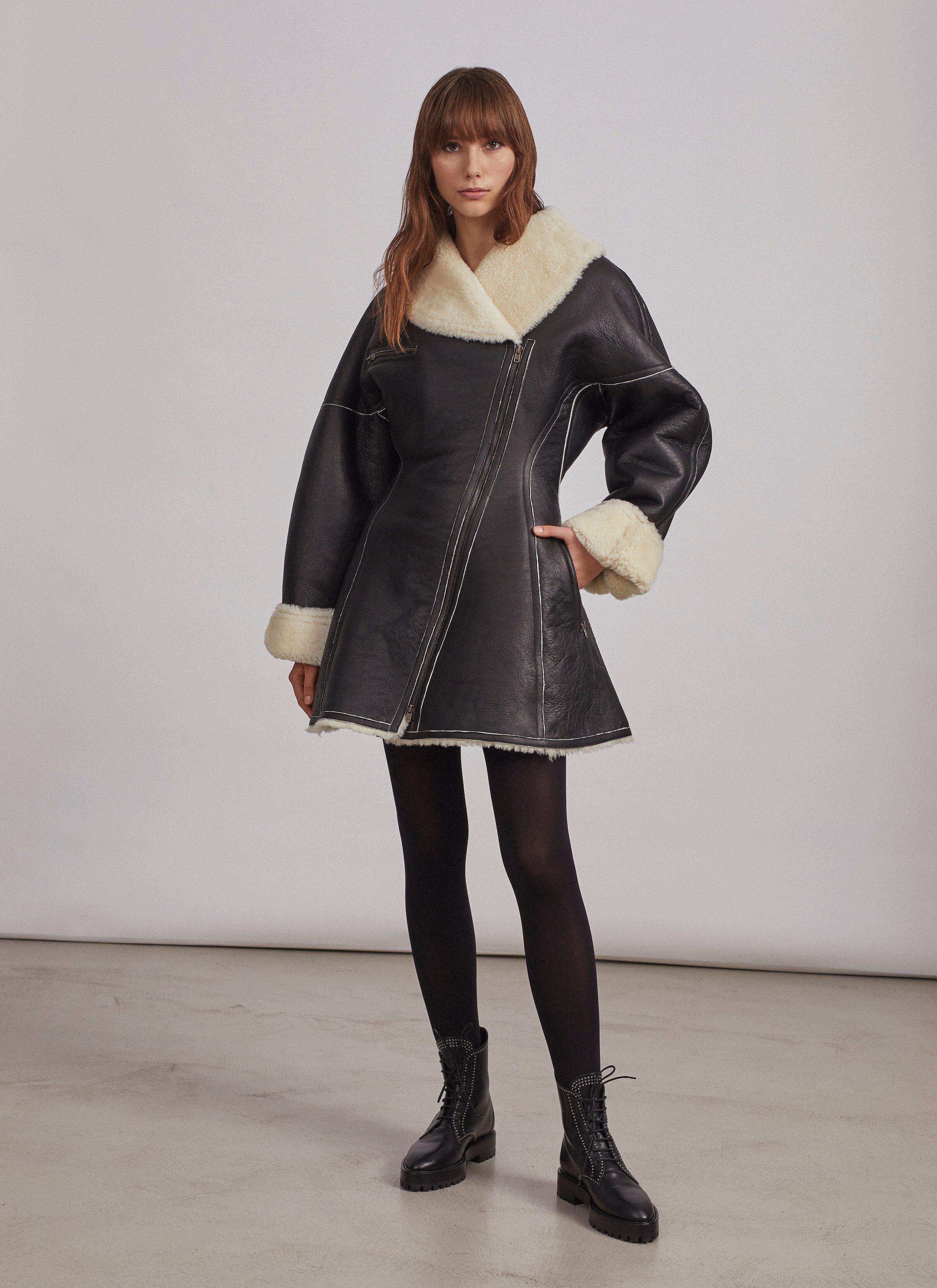 ALAÏA BLACK COATS