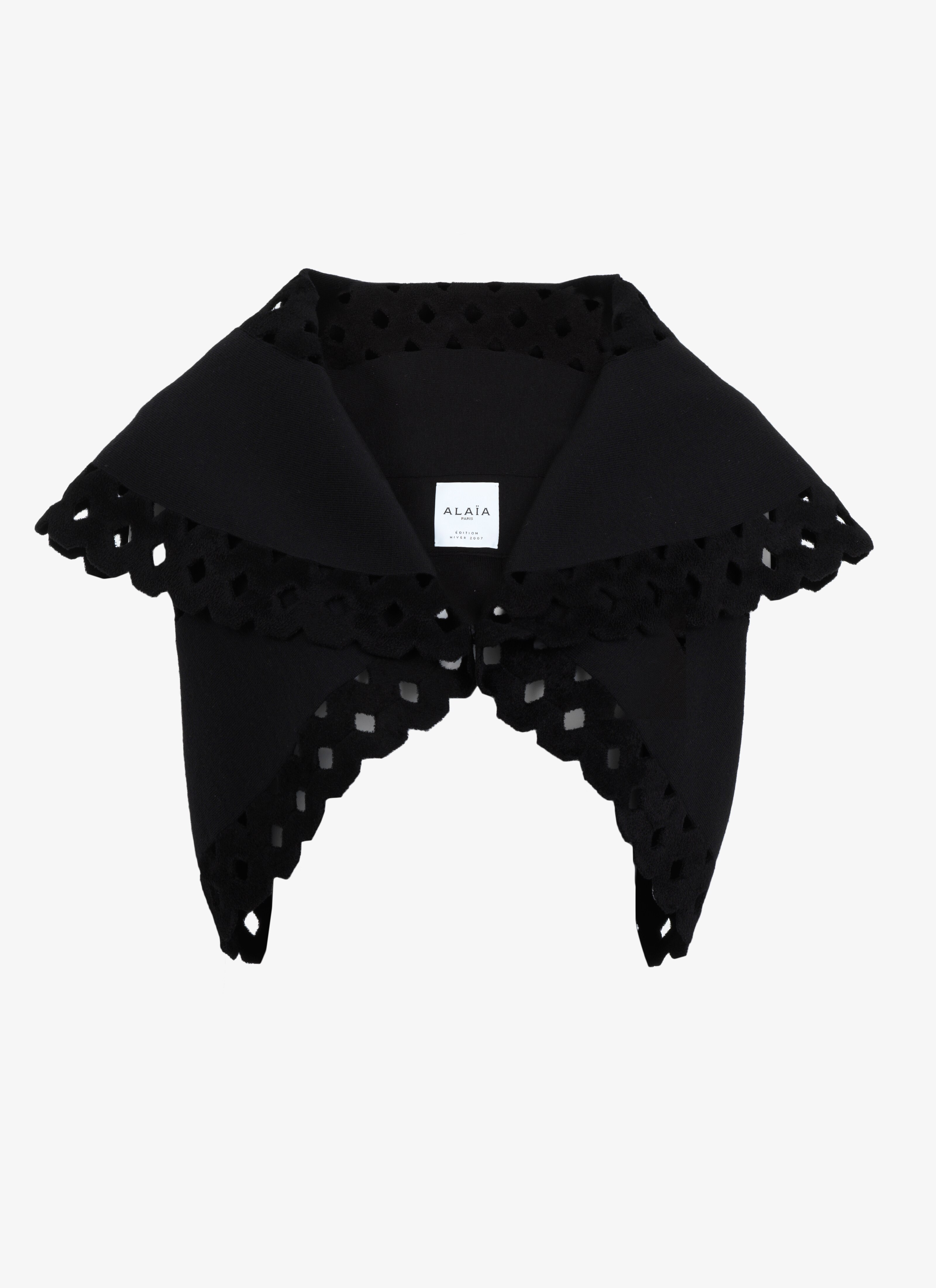 ALAÏA  ALAÏA EDITION 2007 SLEEVELESS OPENWORK BOLERO
