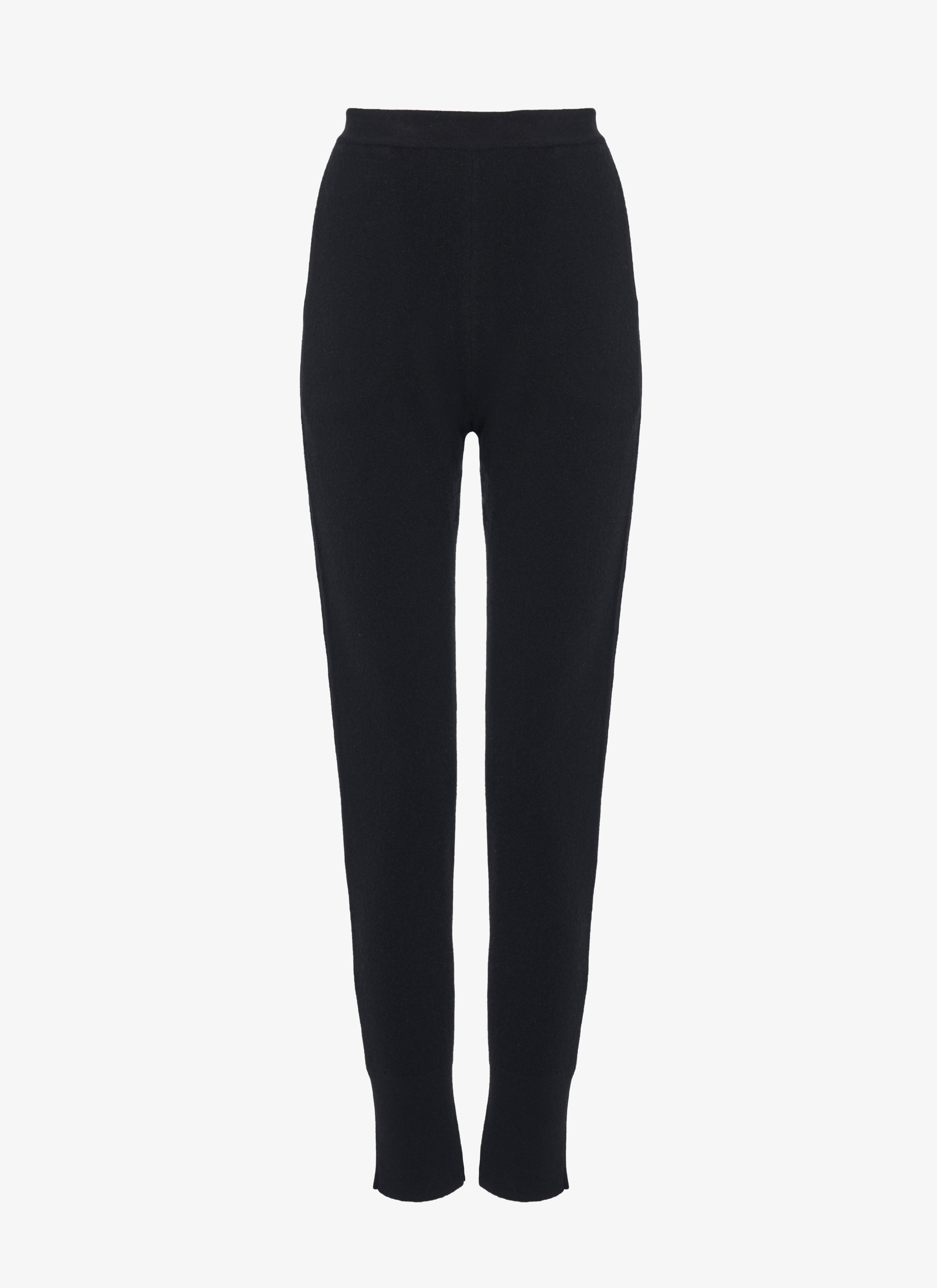 ALAÏA BLACK CASHMERE JOGGINGS PANTS