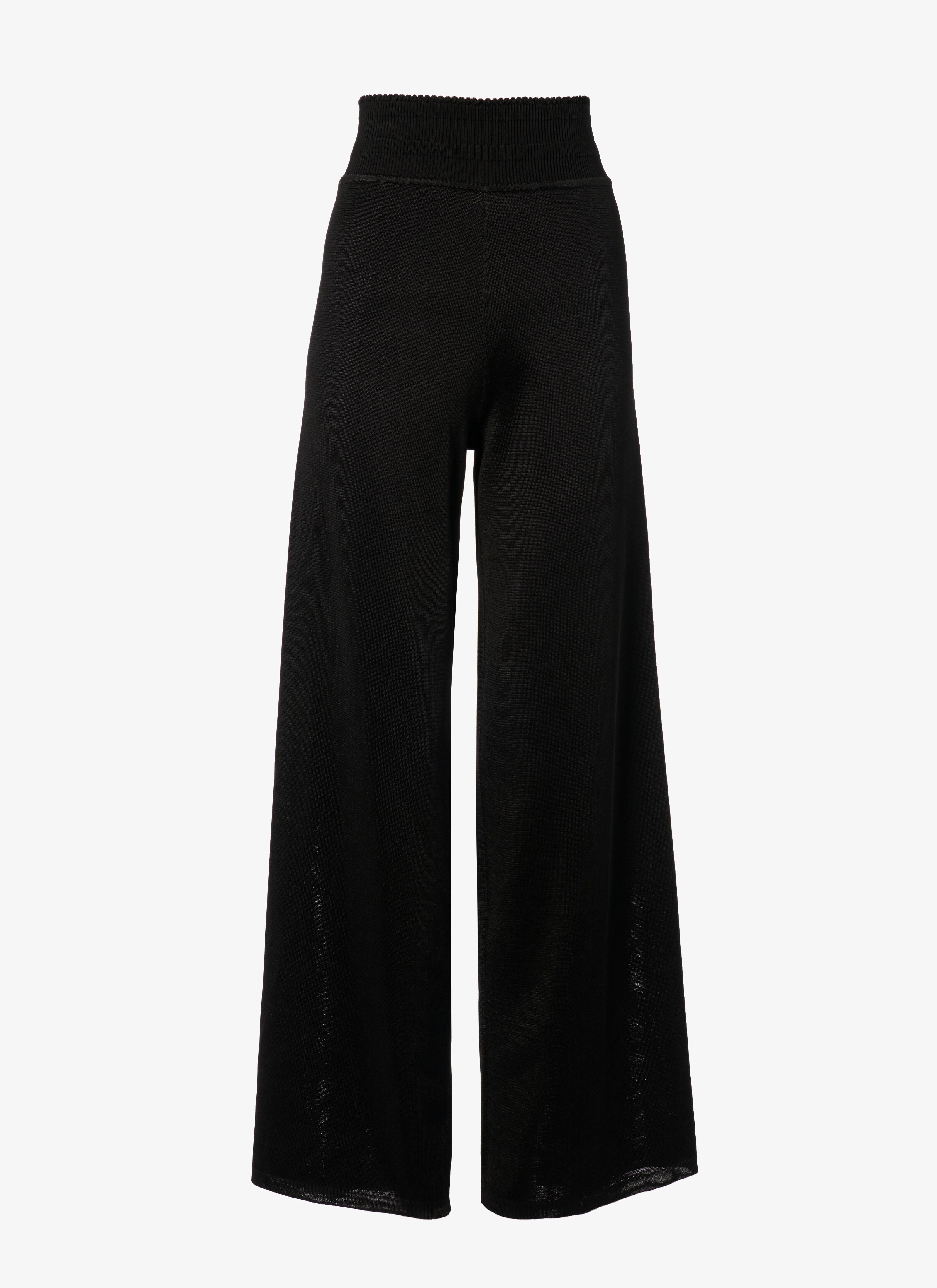 ALAÏA BLACK EDITION 1993 WIDE FLARED PANTS