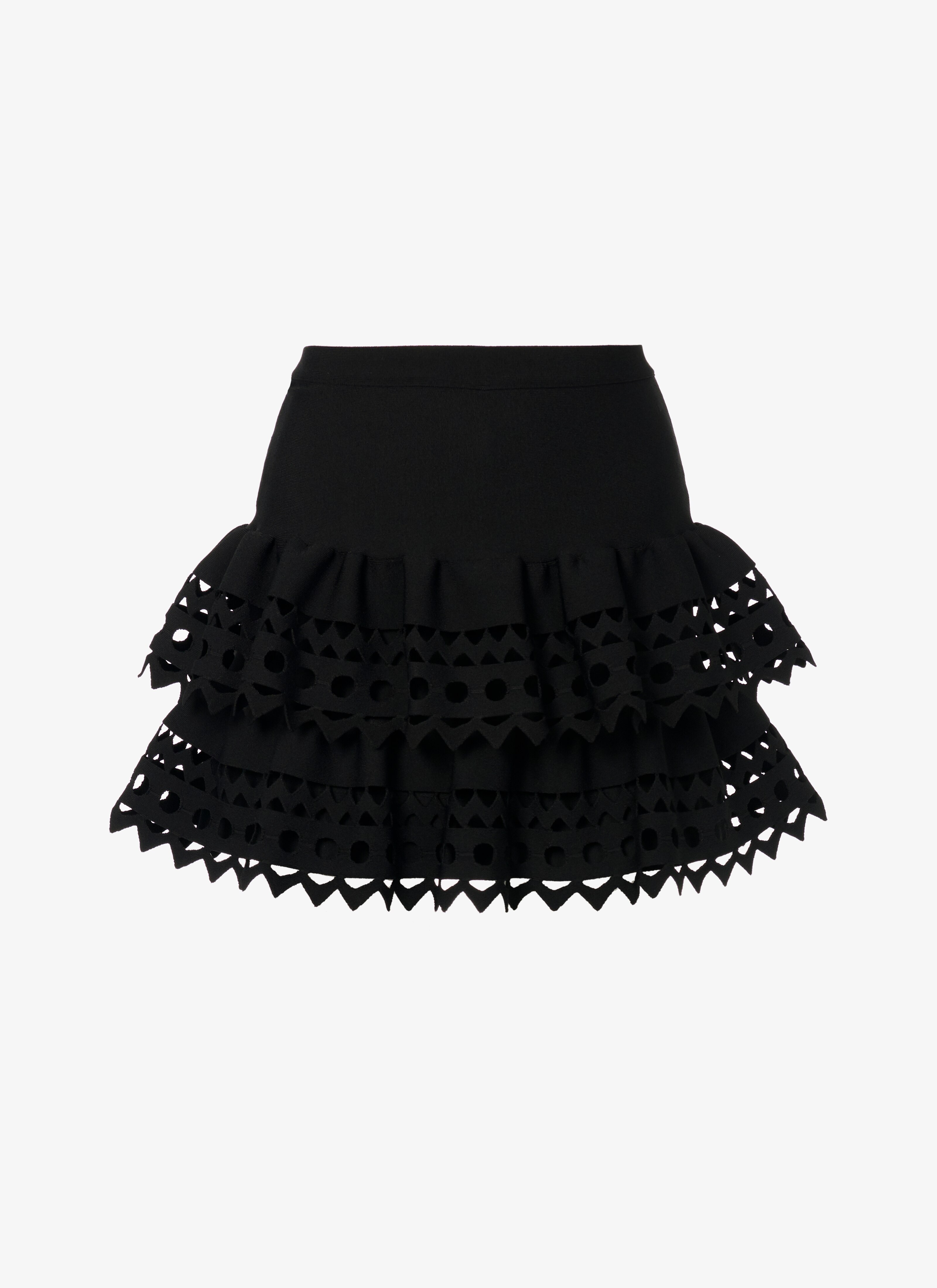 EDITION 2016 STRETCH KNIT MINISKIRT maison-alaia.com