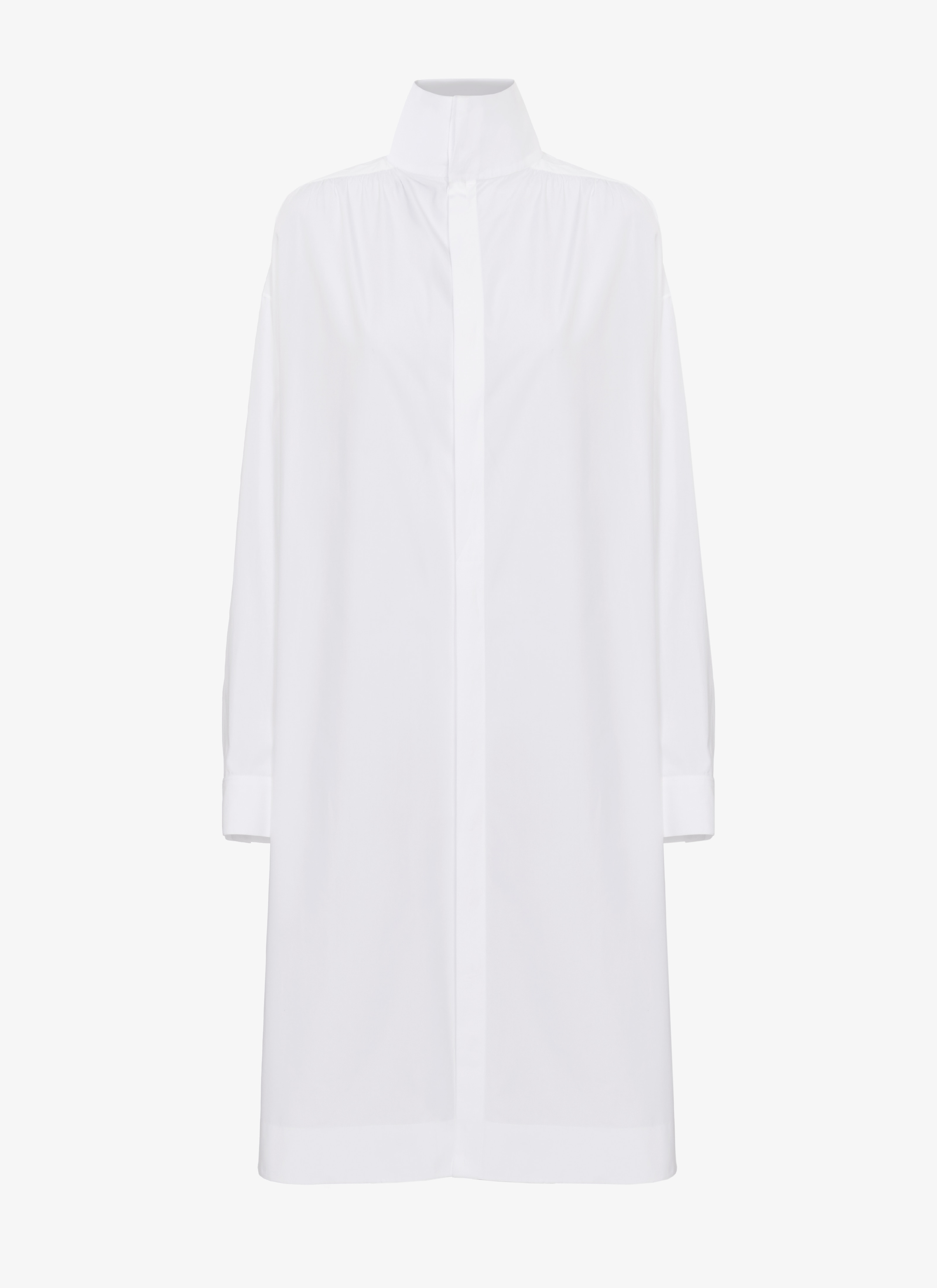 ALAÏA WHITE POPLIN SHIRT