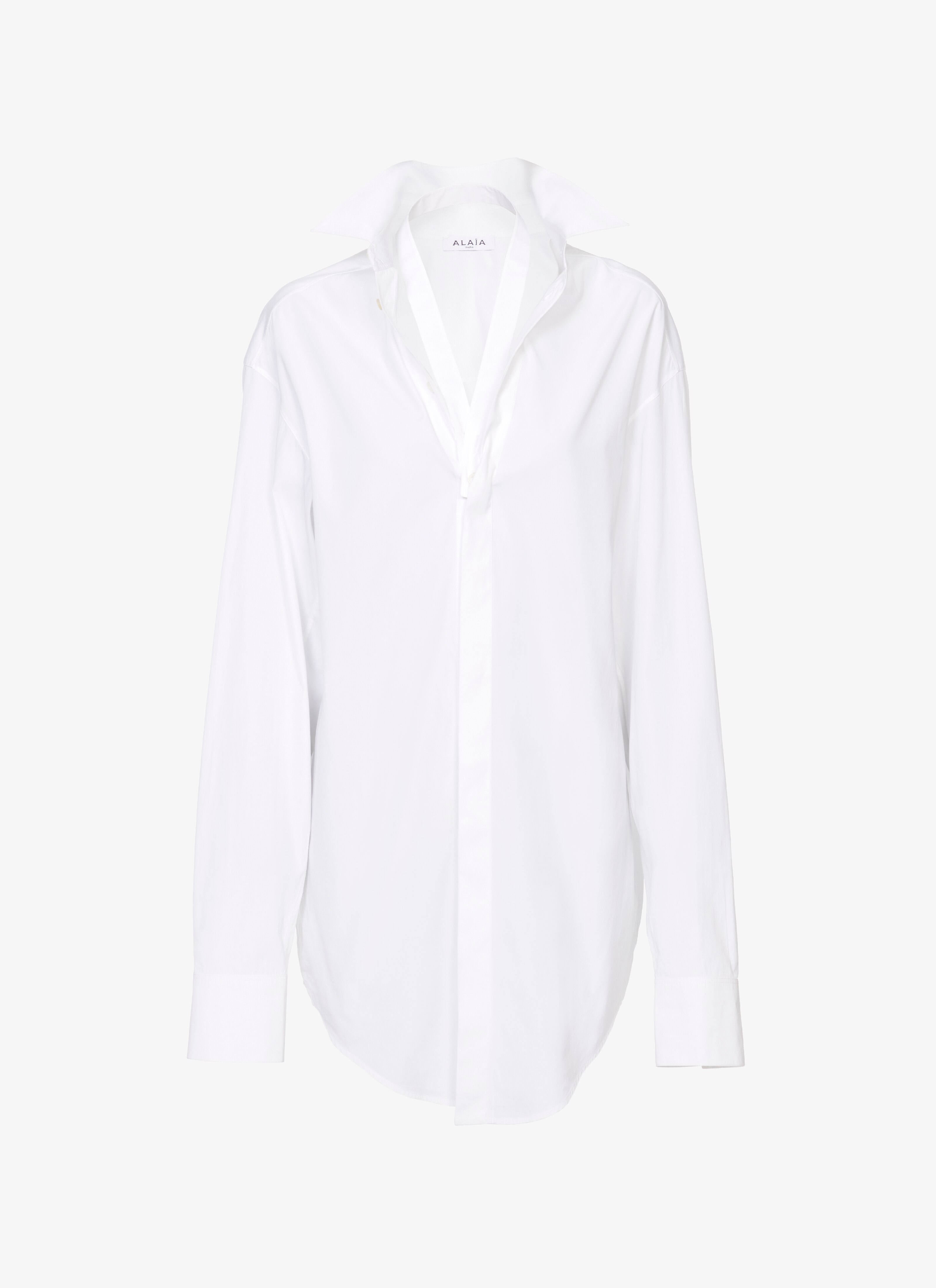 POPLIN LOOSE SHIRT maison-alaia.com