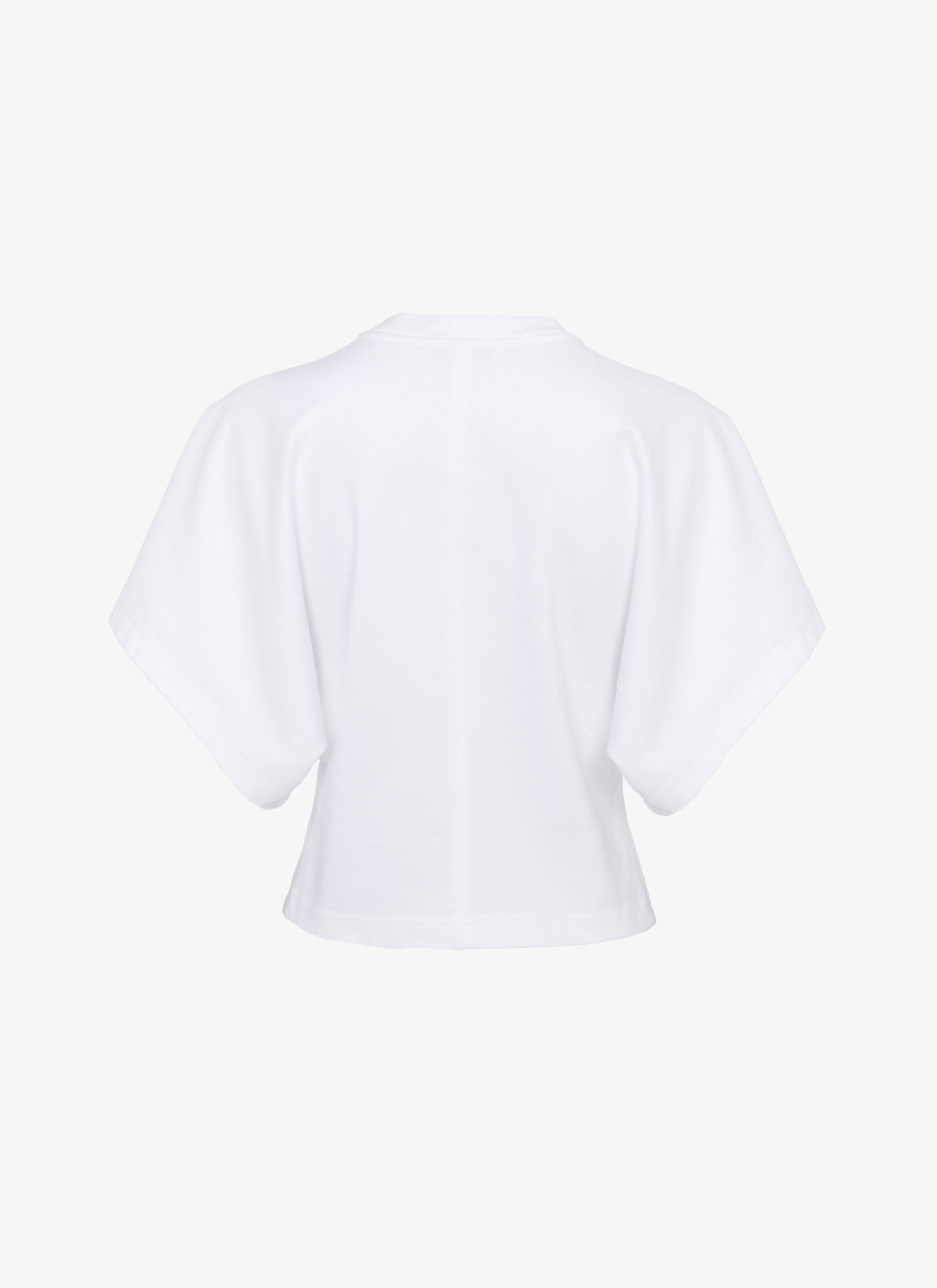 ALAÏA WHITE/WHITE T-SHIRT ALAÏA