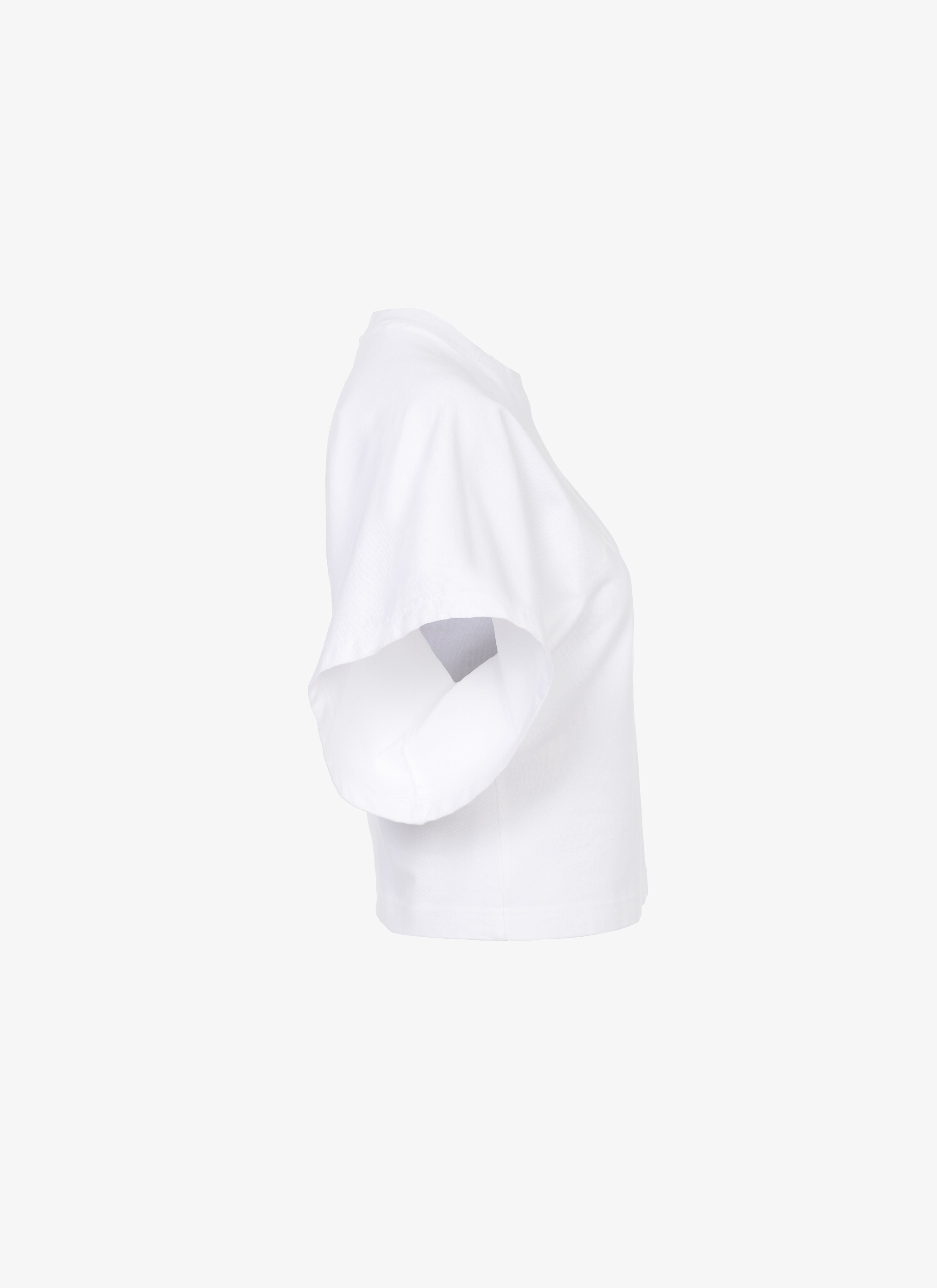 ALAÏA WHITE/WHITE T-SHIRT ALAÏA